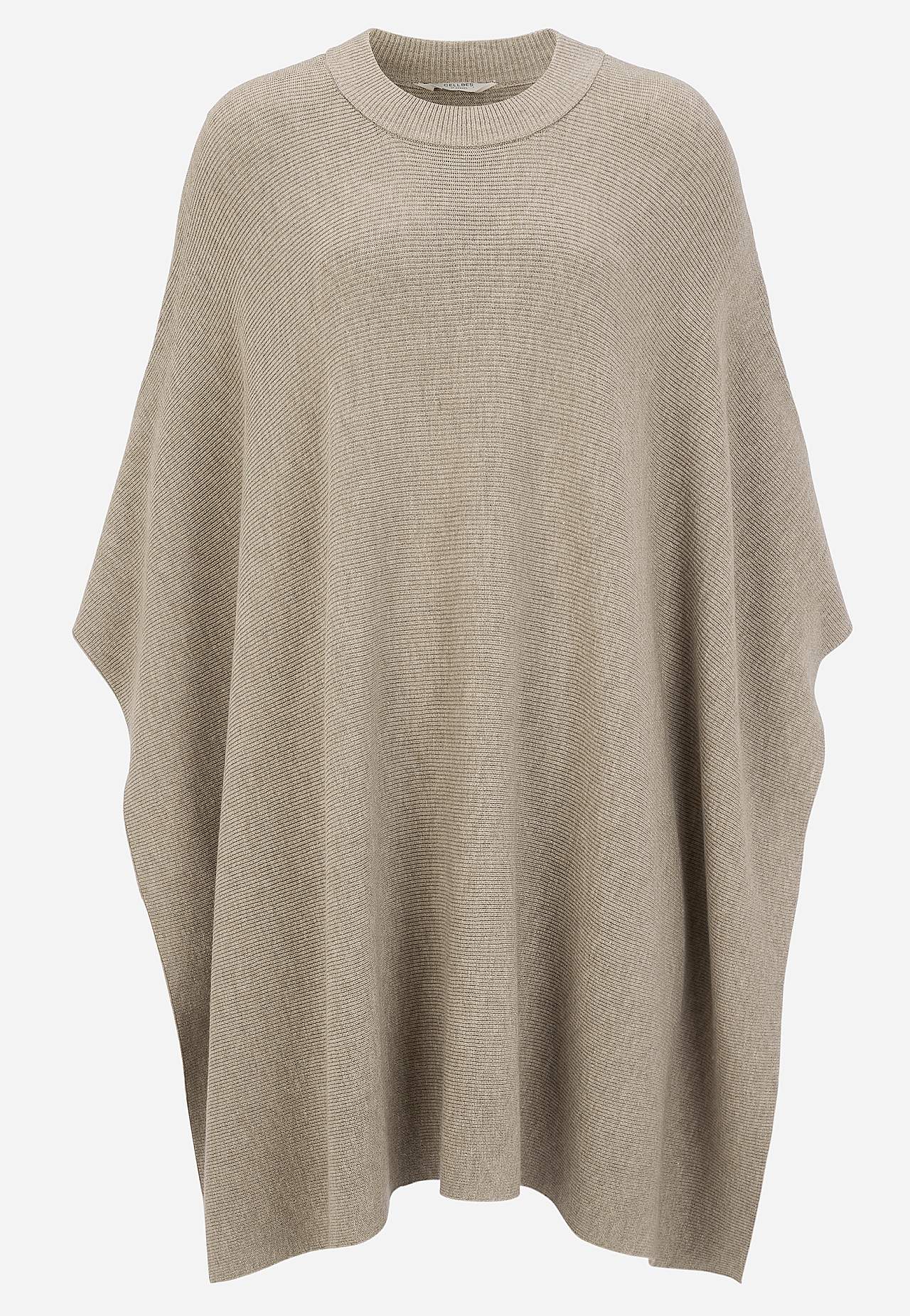 Fintstrikket poncho