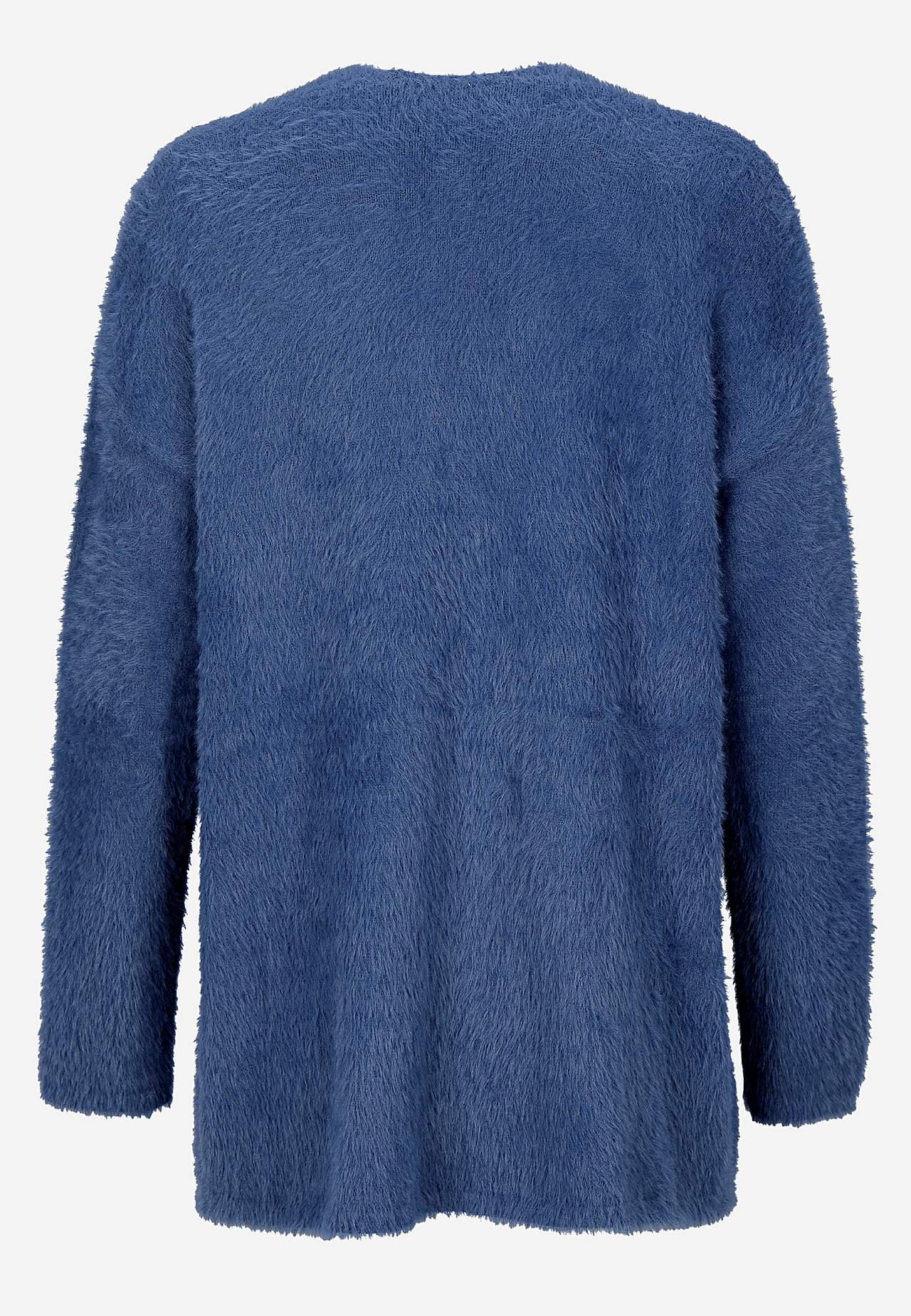 Strikket, åben cardigan