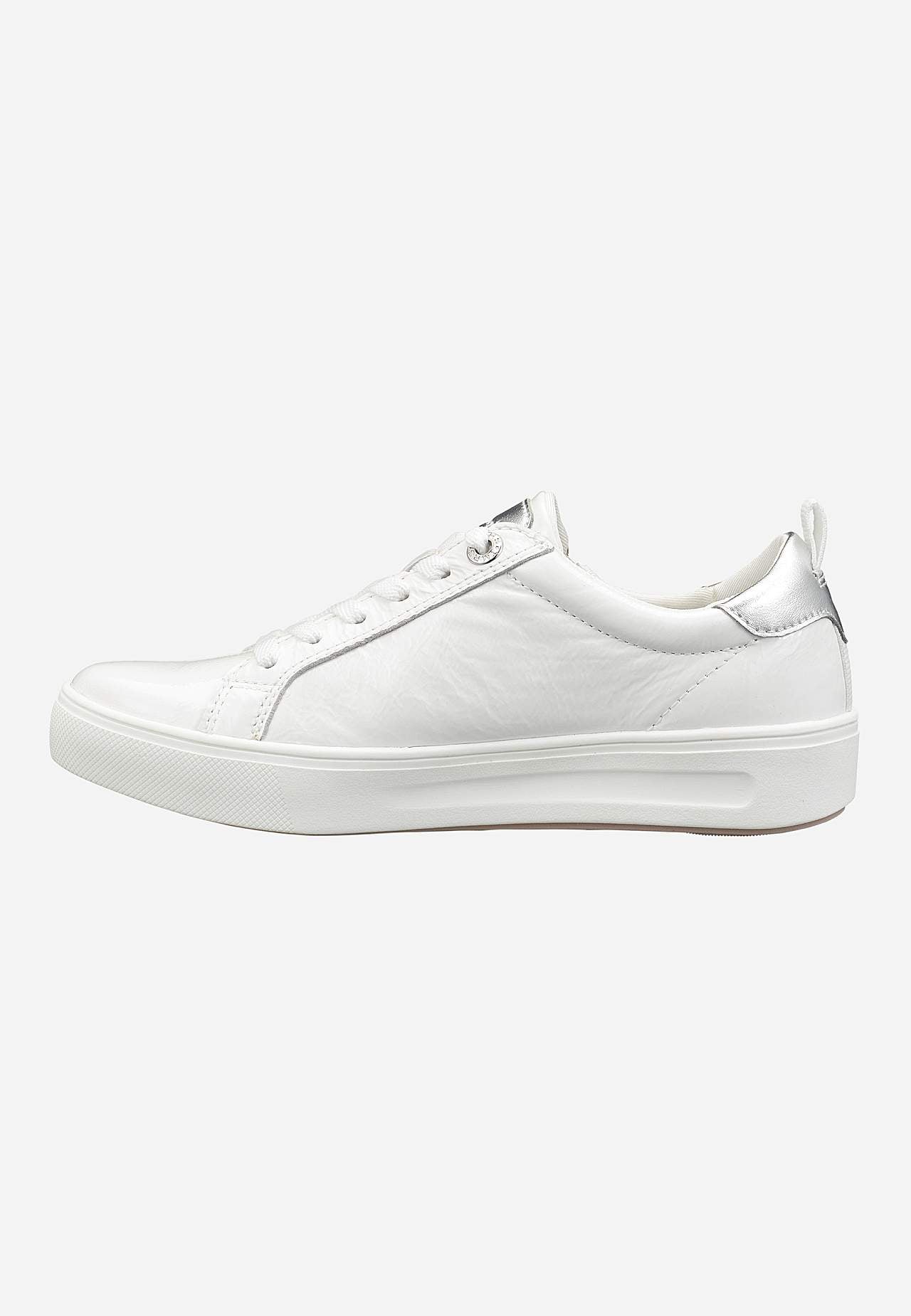 Sneakers i patentlæder