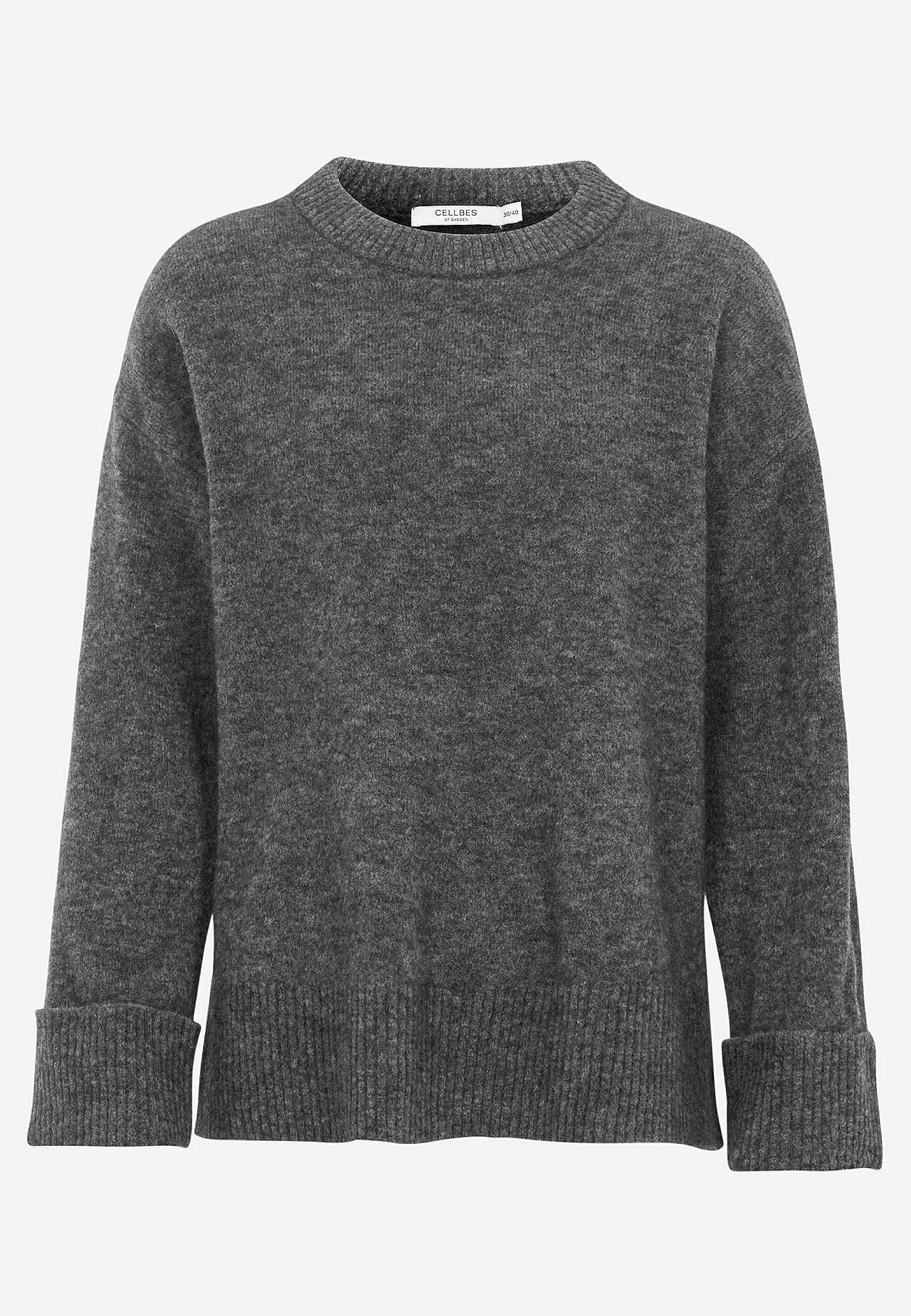 Trøje Premium i mohair- og uldblanding