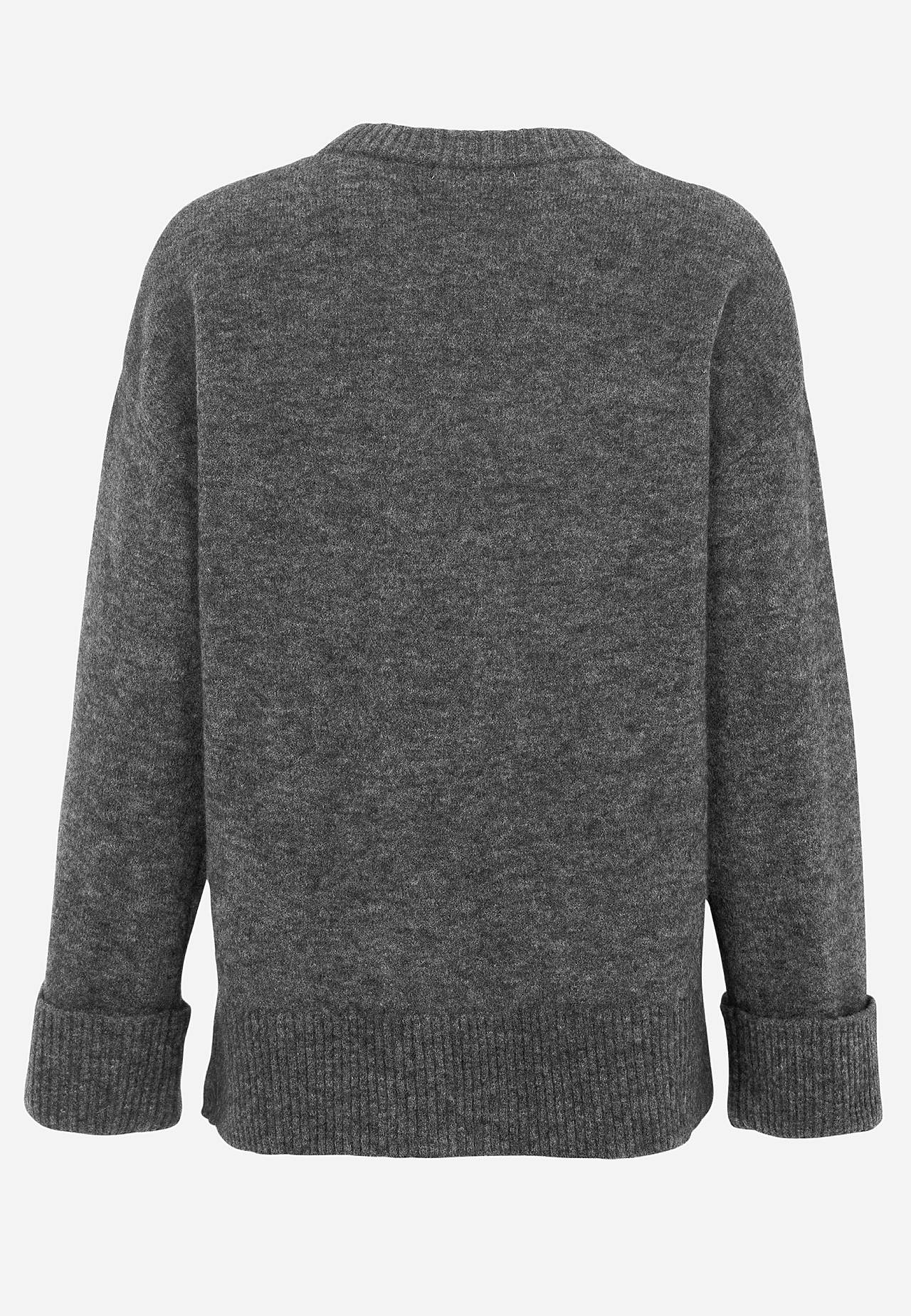 Trøje Premium i mohair- og uldblanding