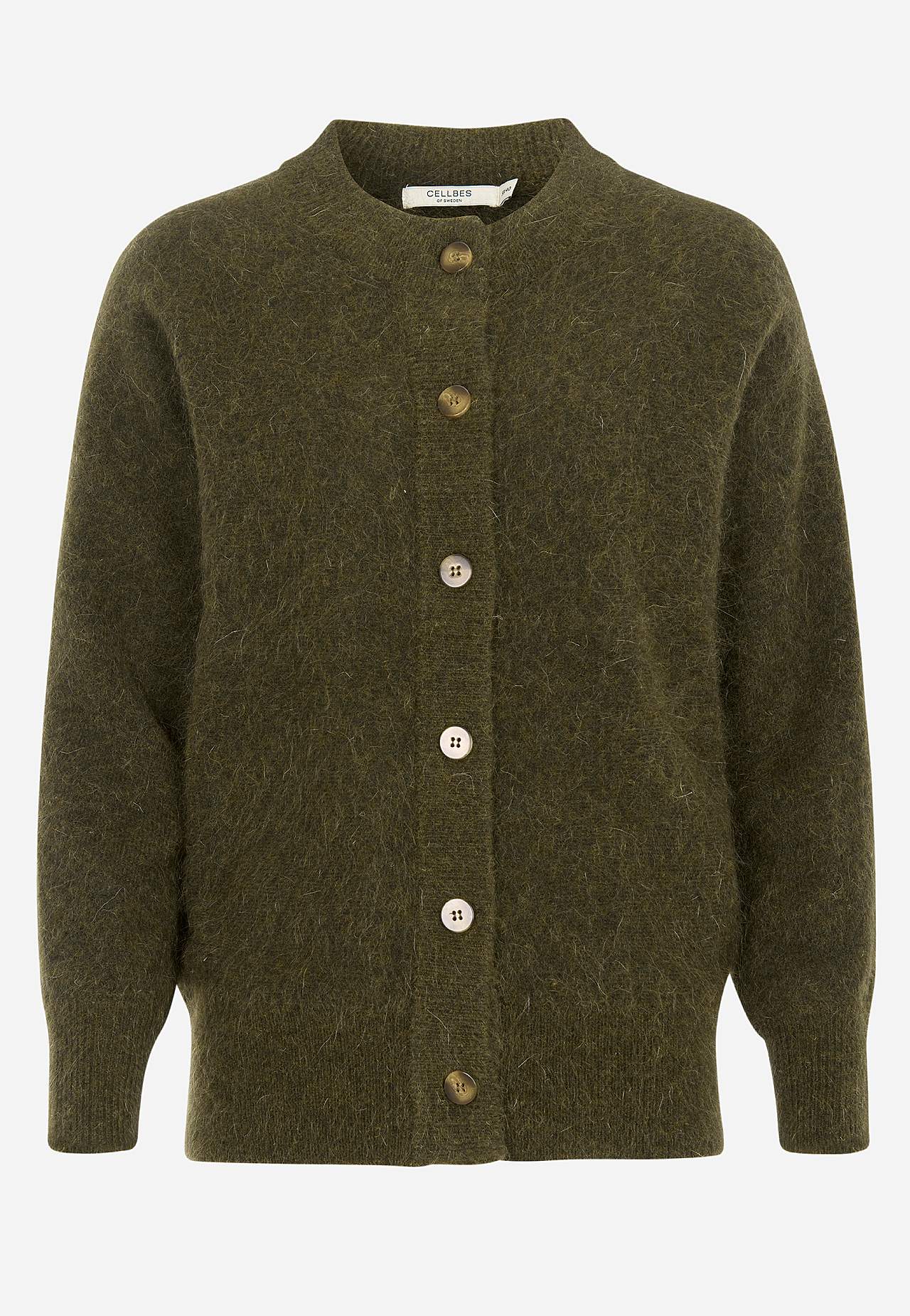 Cardigan Premium i mohair- og uldblanding