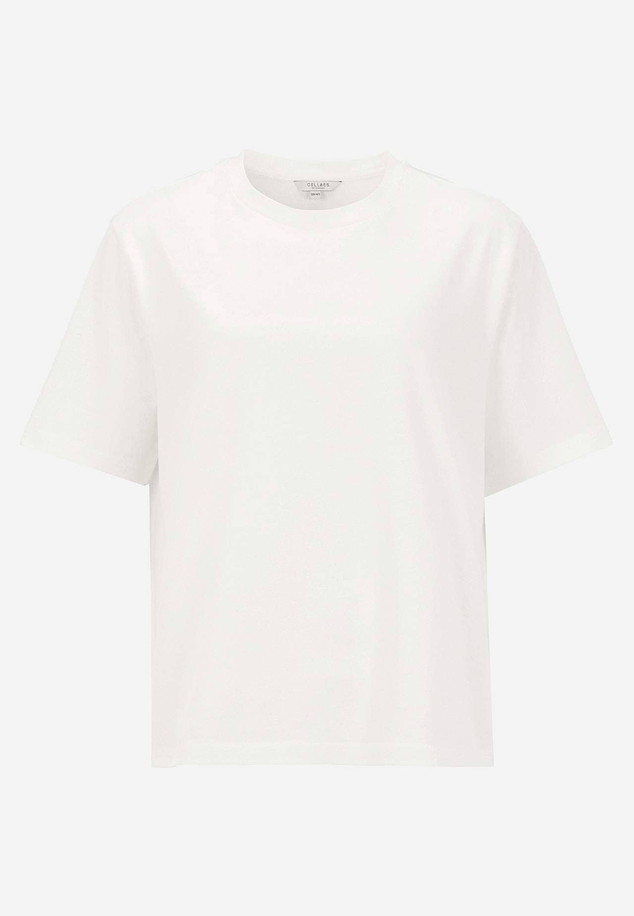 T-shirt i kraftig bomuldsjersey