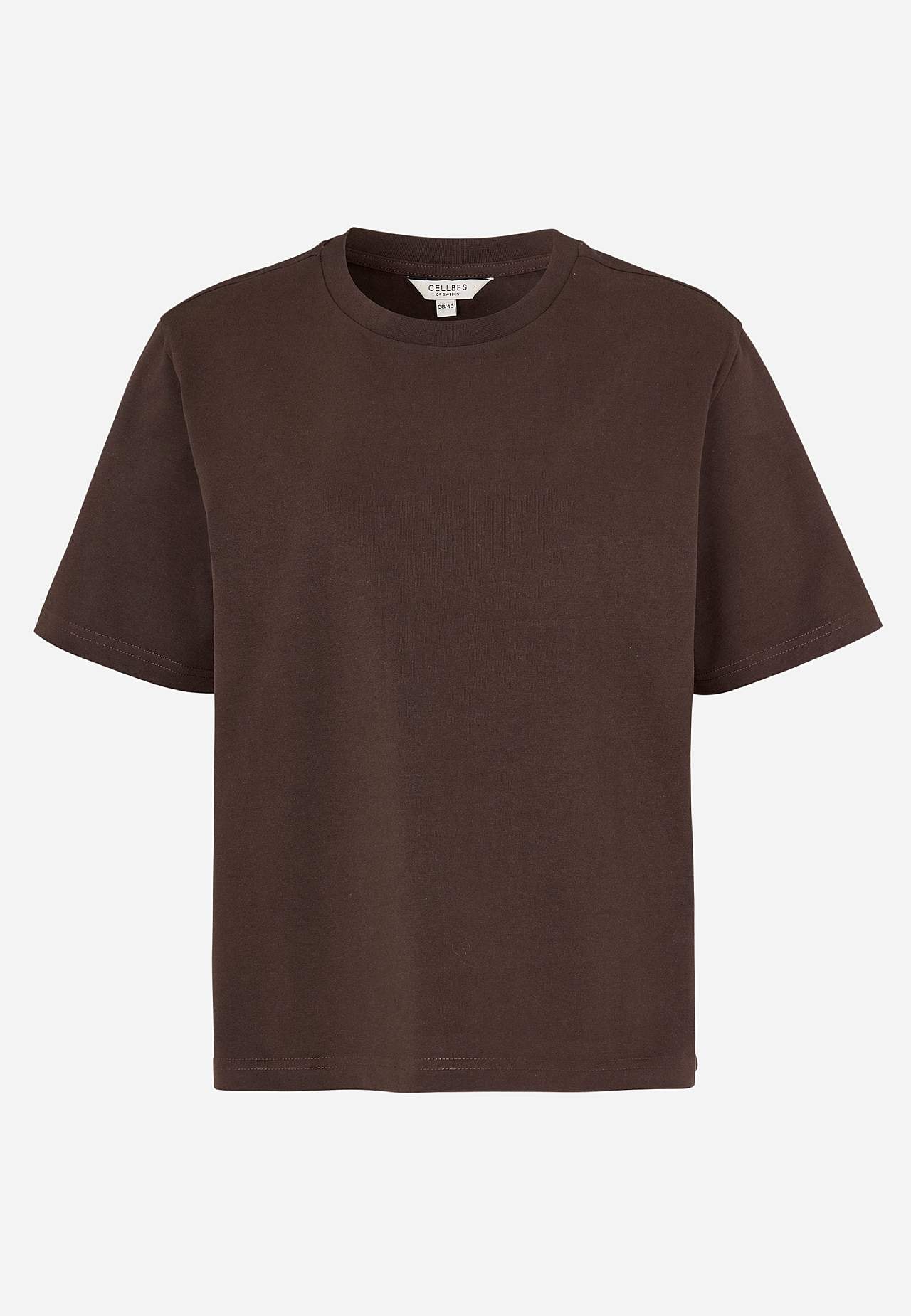 T-shirt i kraftig bomuldsjersey