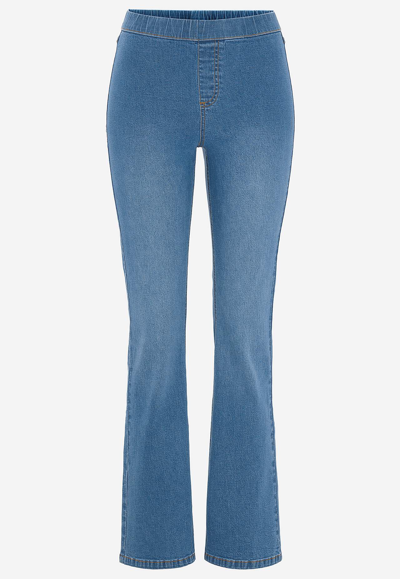 Elastisk jegging med bootcut