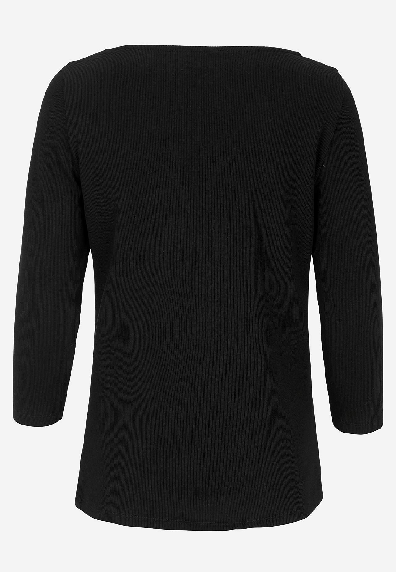 Jerseytop i økologisk bomuld