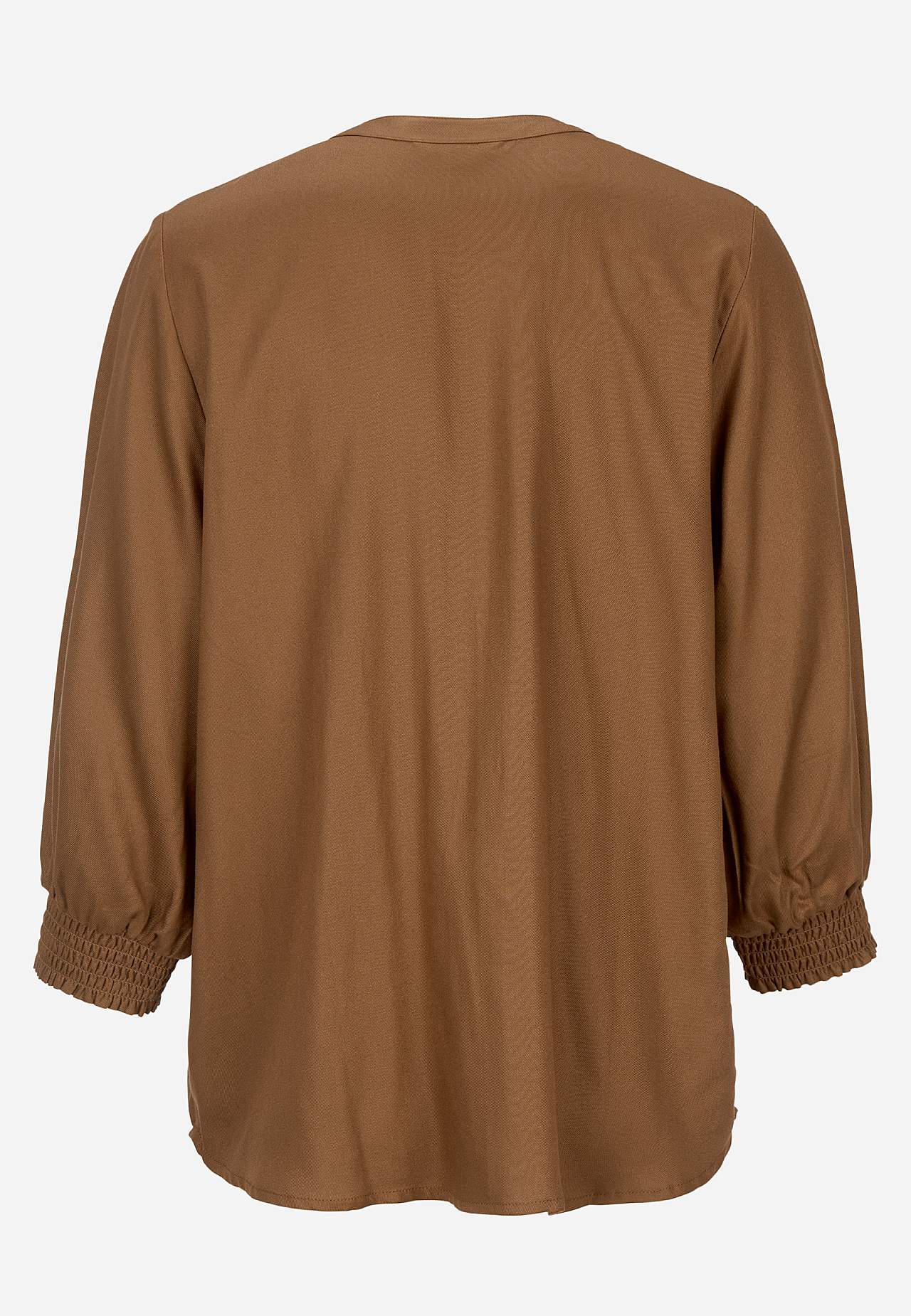 Bluse med syede lægge