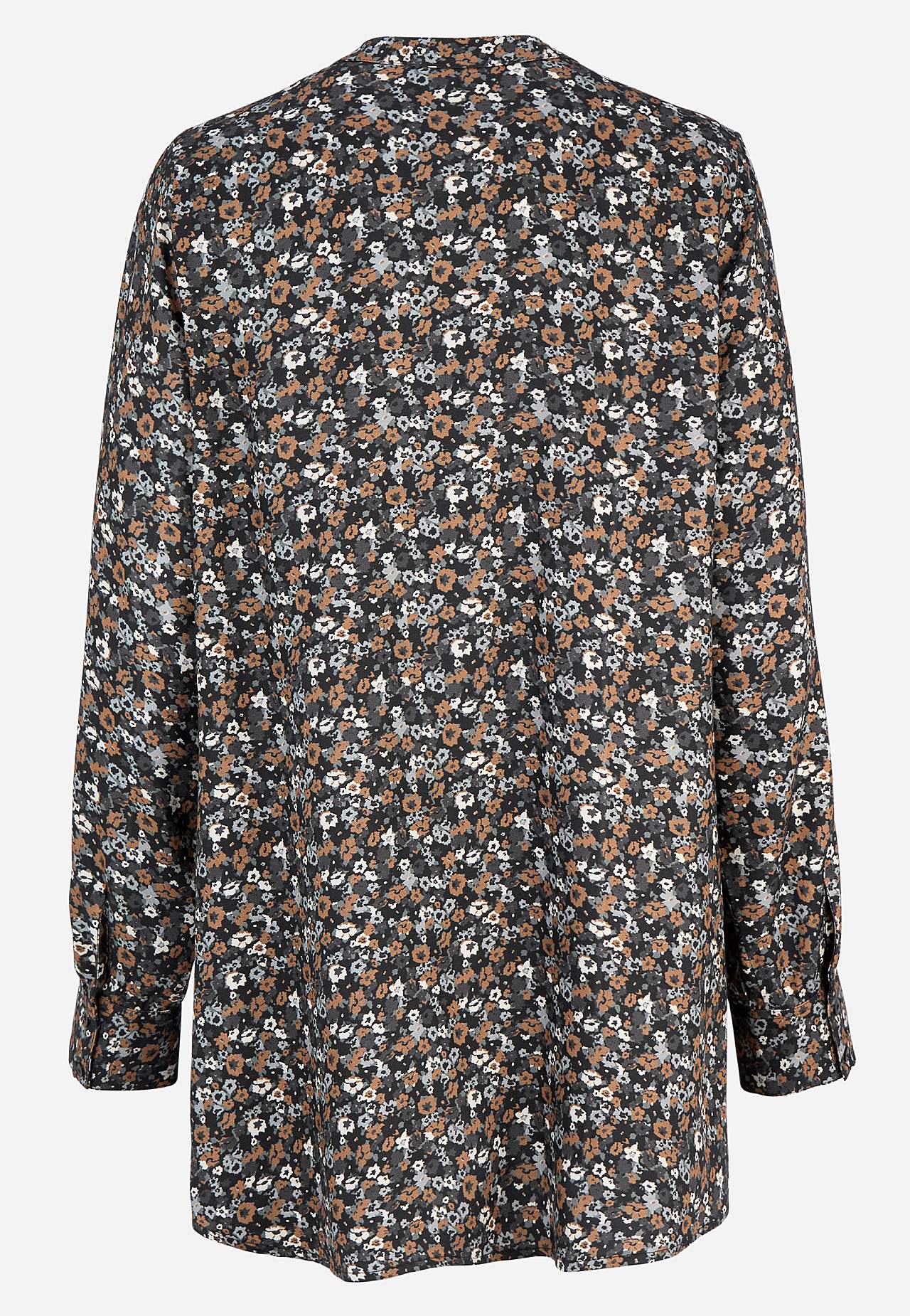 Vævet tunika med knapper