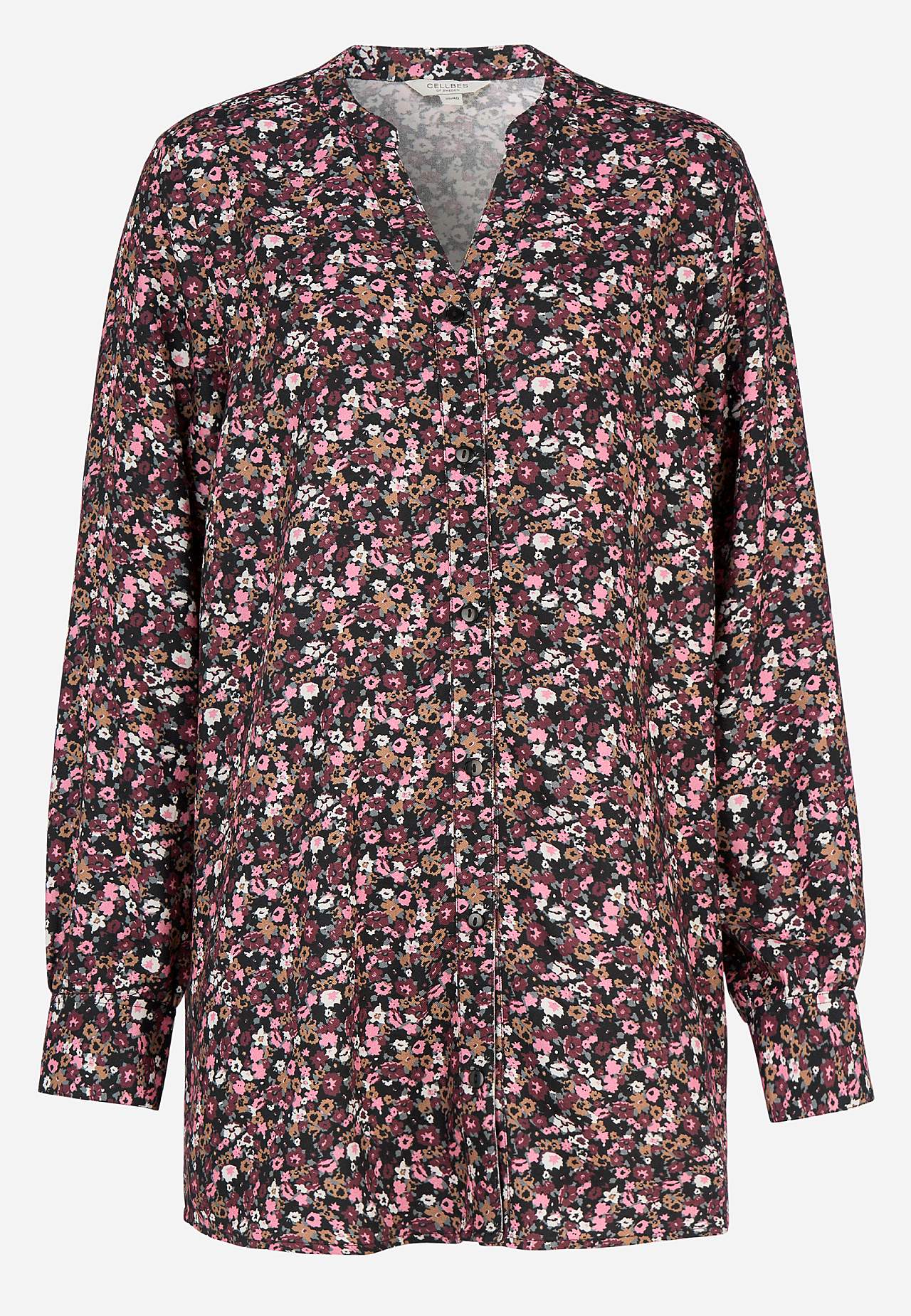 Vævet tunika med knapper