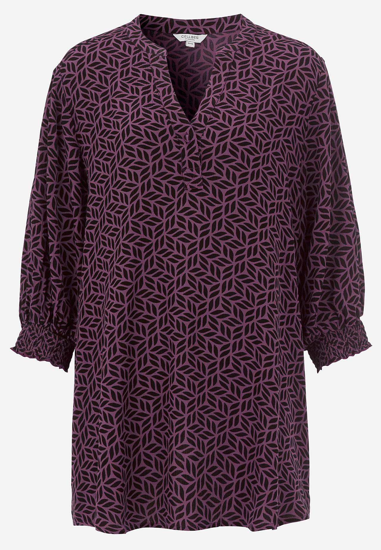 Kreppet bluse
