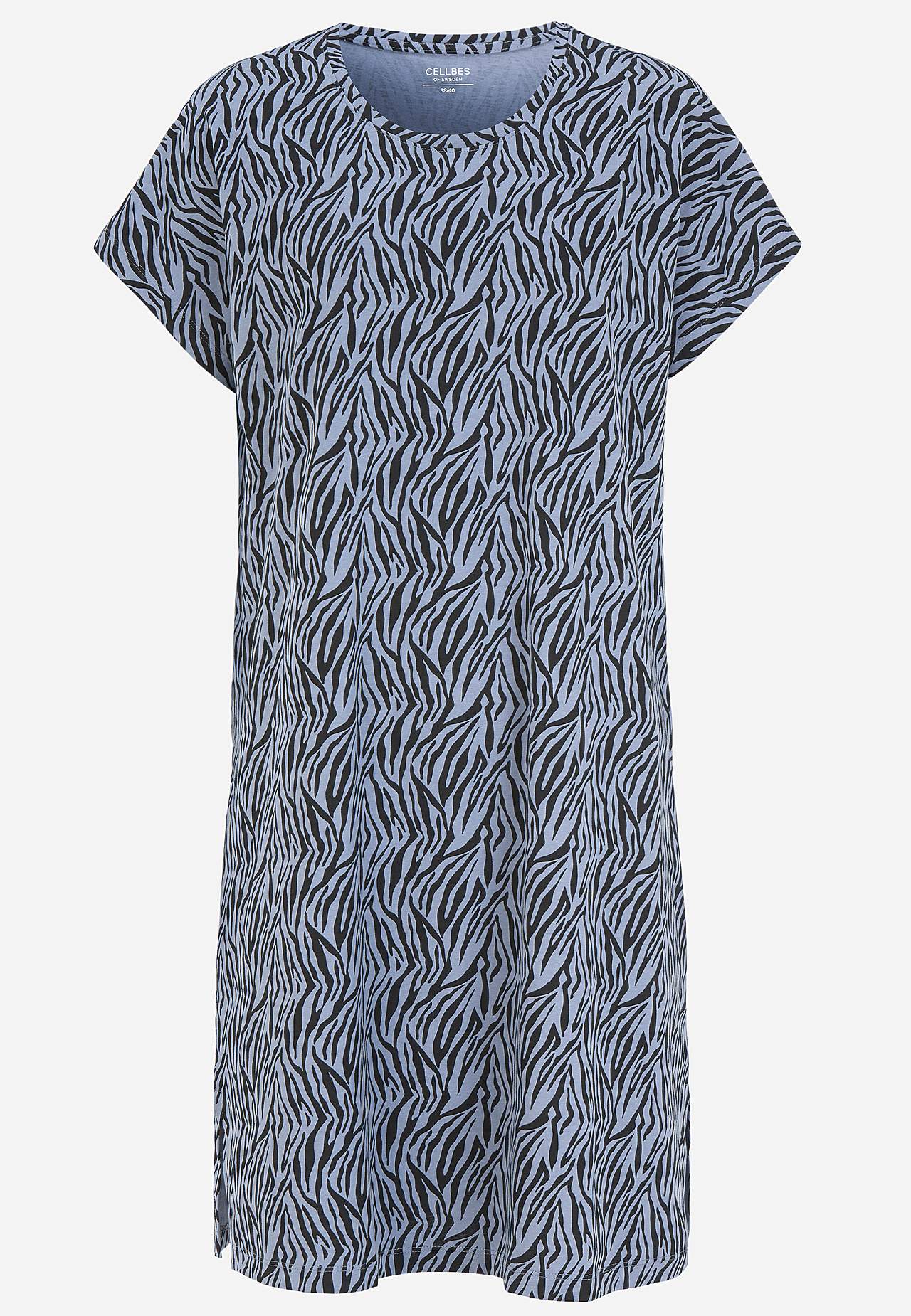 Mønstret natkjole i bomuld 2-pack