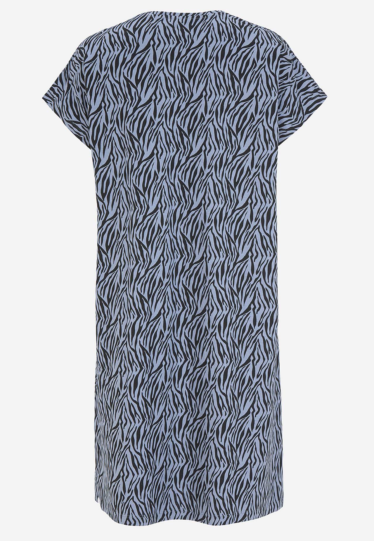 Mønstret natkjole i bomuld 2-pack