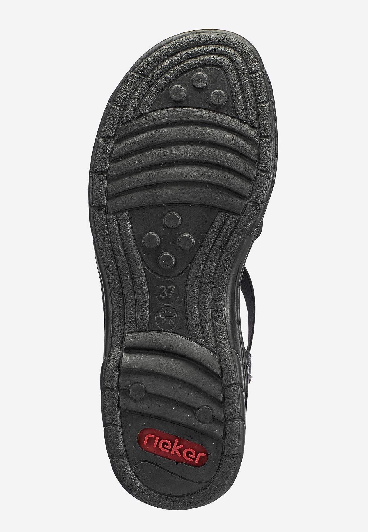 Lædersandal med elastikremme