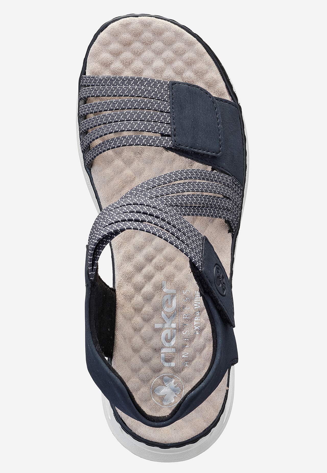 Sandal med velcrolukning