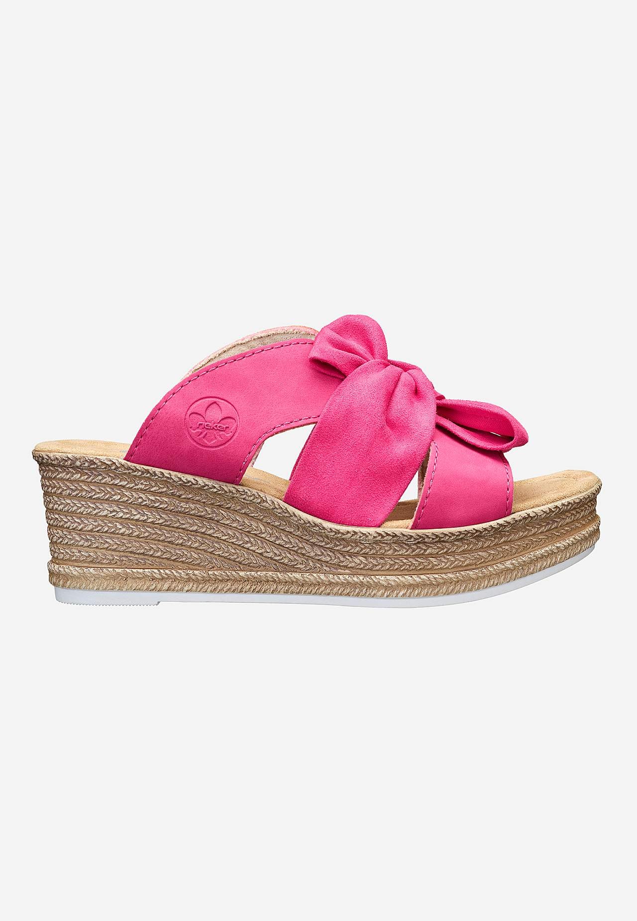 Sandal med hæl med wedgehæl