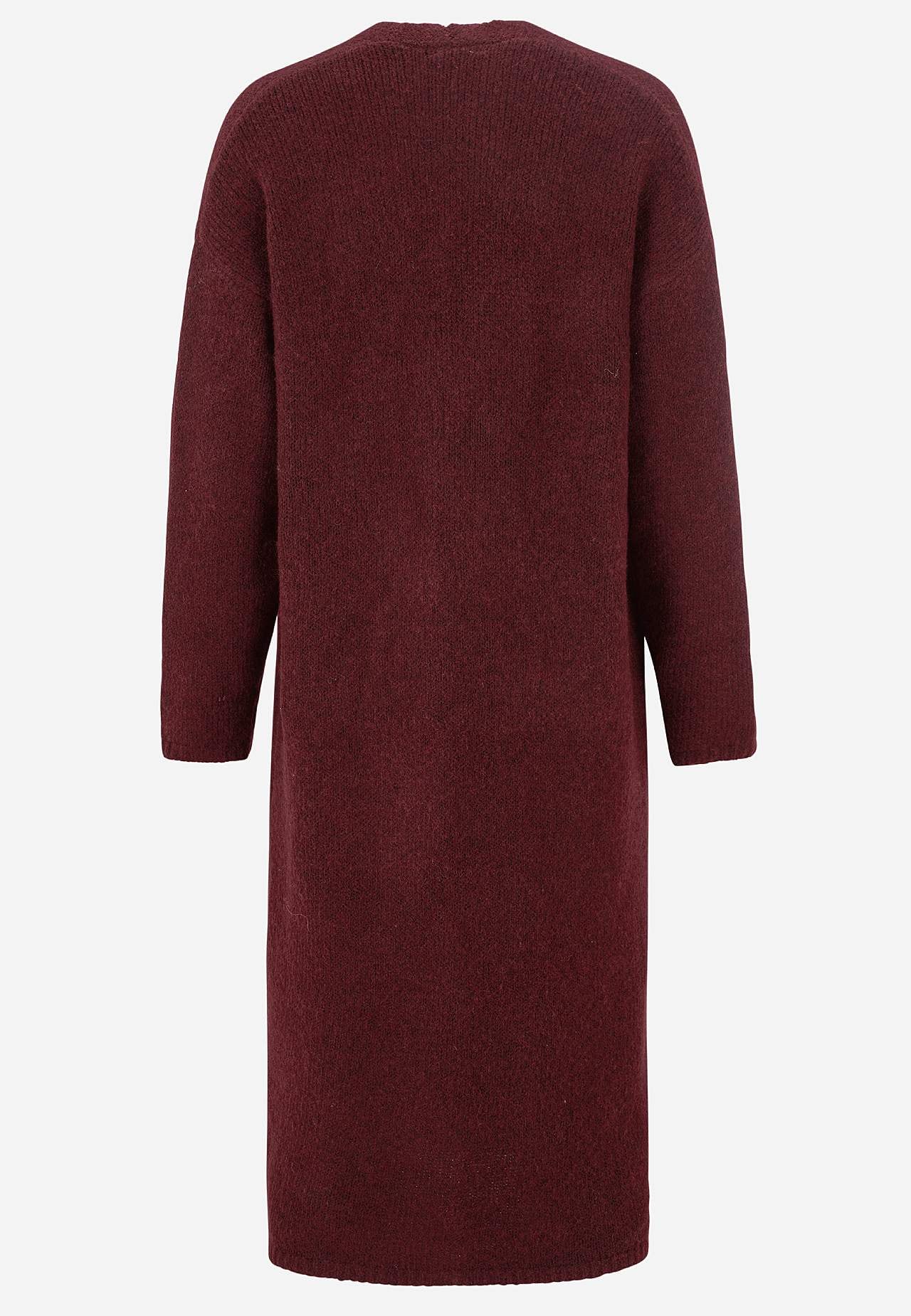 Strikket, lang cardigan