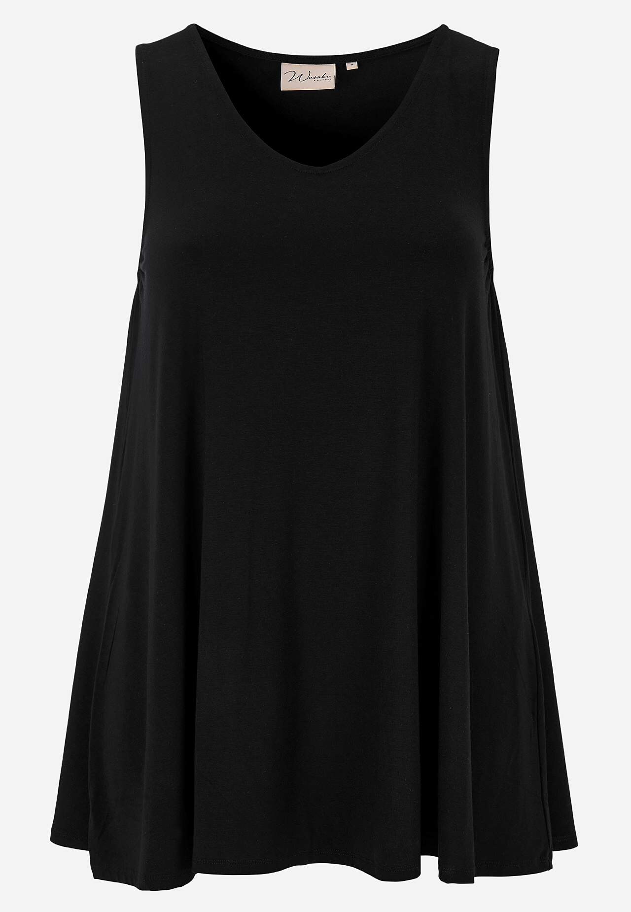 Lang jerseysinglet i lyocell