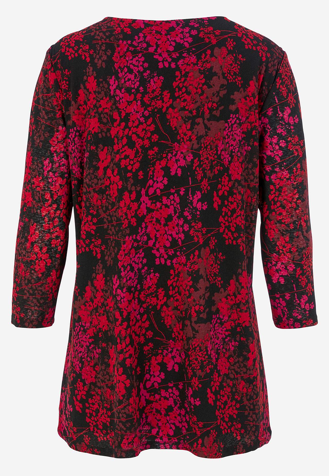 Tunika med et blomstermønster