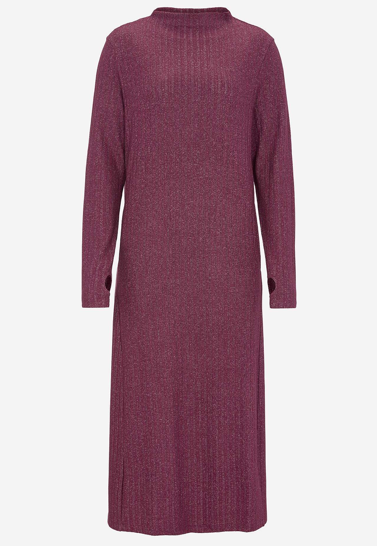 Blød jerseykjole med lommer