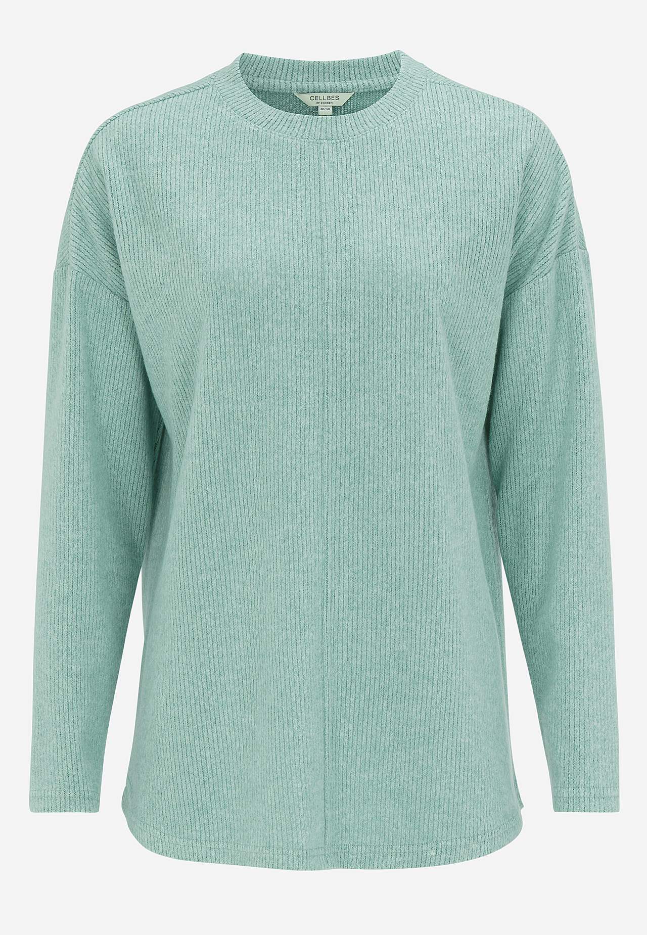 Superblød trøje med dekorativ midtersøm Beata