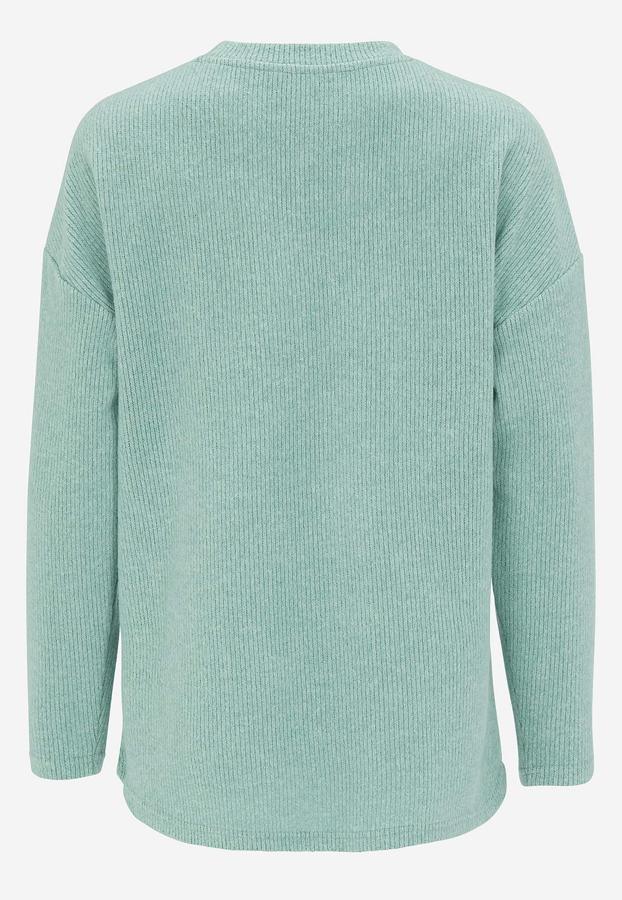 Superblød trøje med dekorativ midtersøm Beata