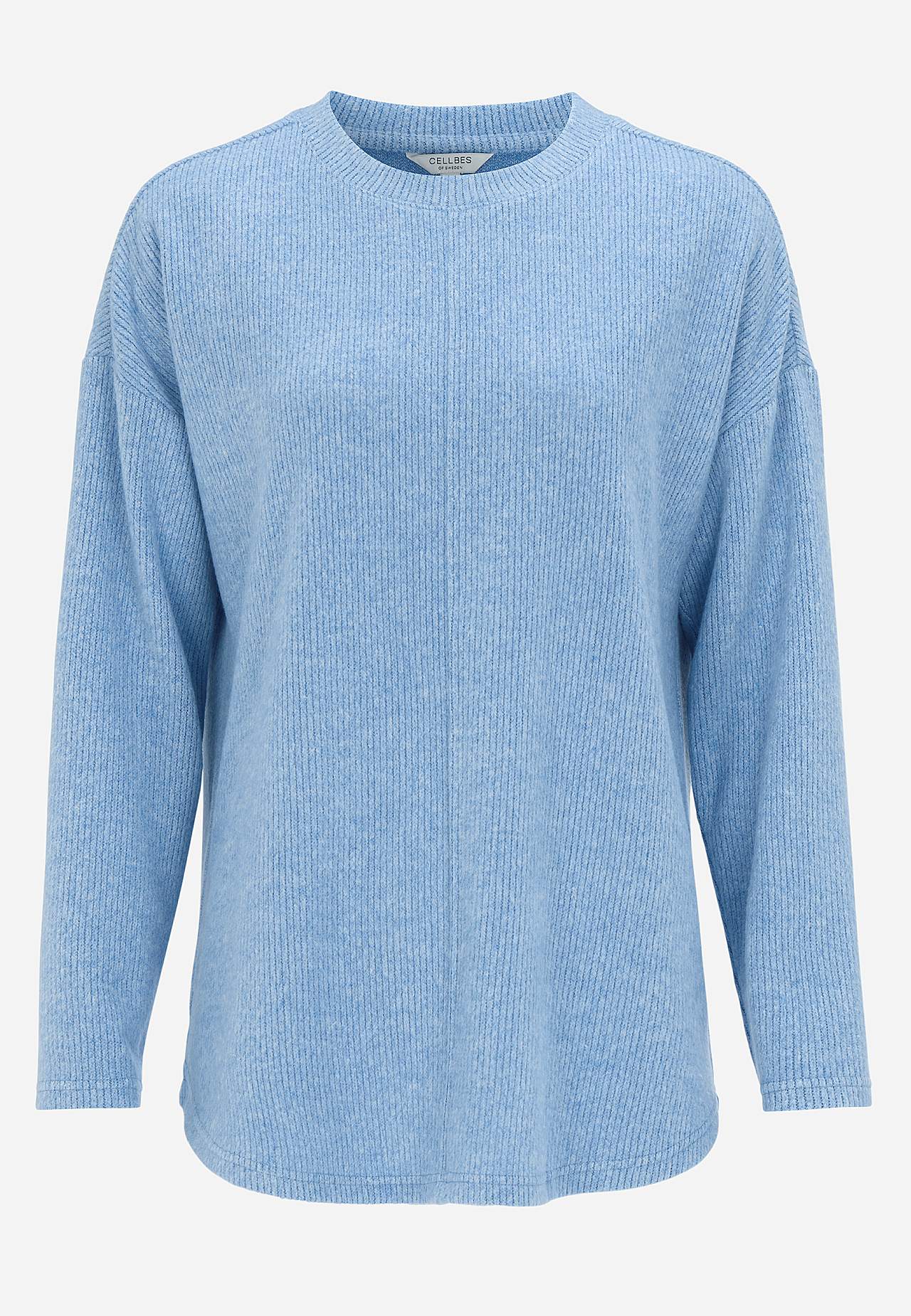 Superblød trøje med dekorativ midtersøm Beata