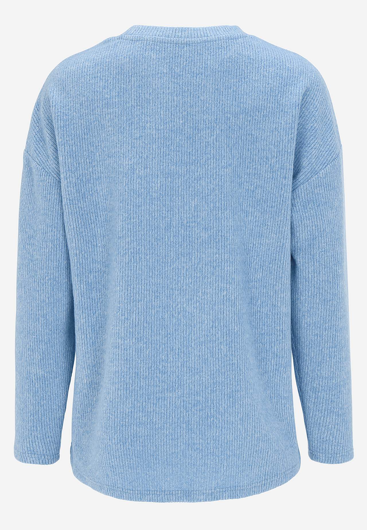 Superblød trøje med dekorativ midtersøm Beata