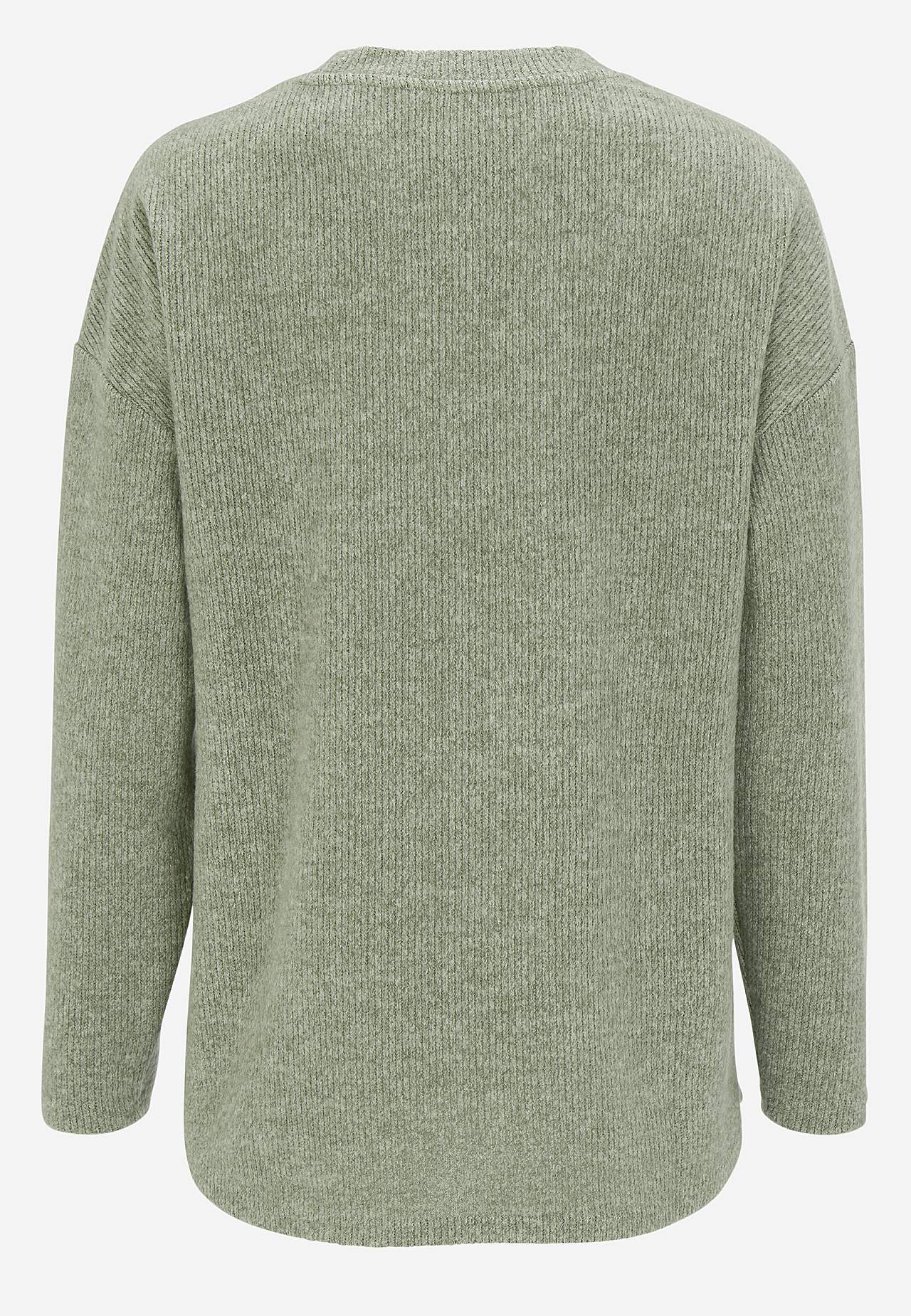 Superblød trøje med dekorativ midtersøm Beata