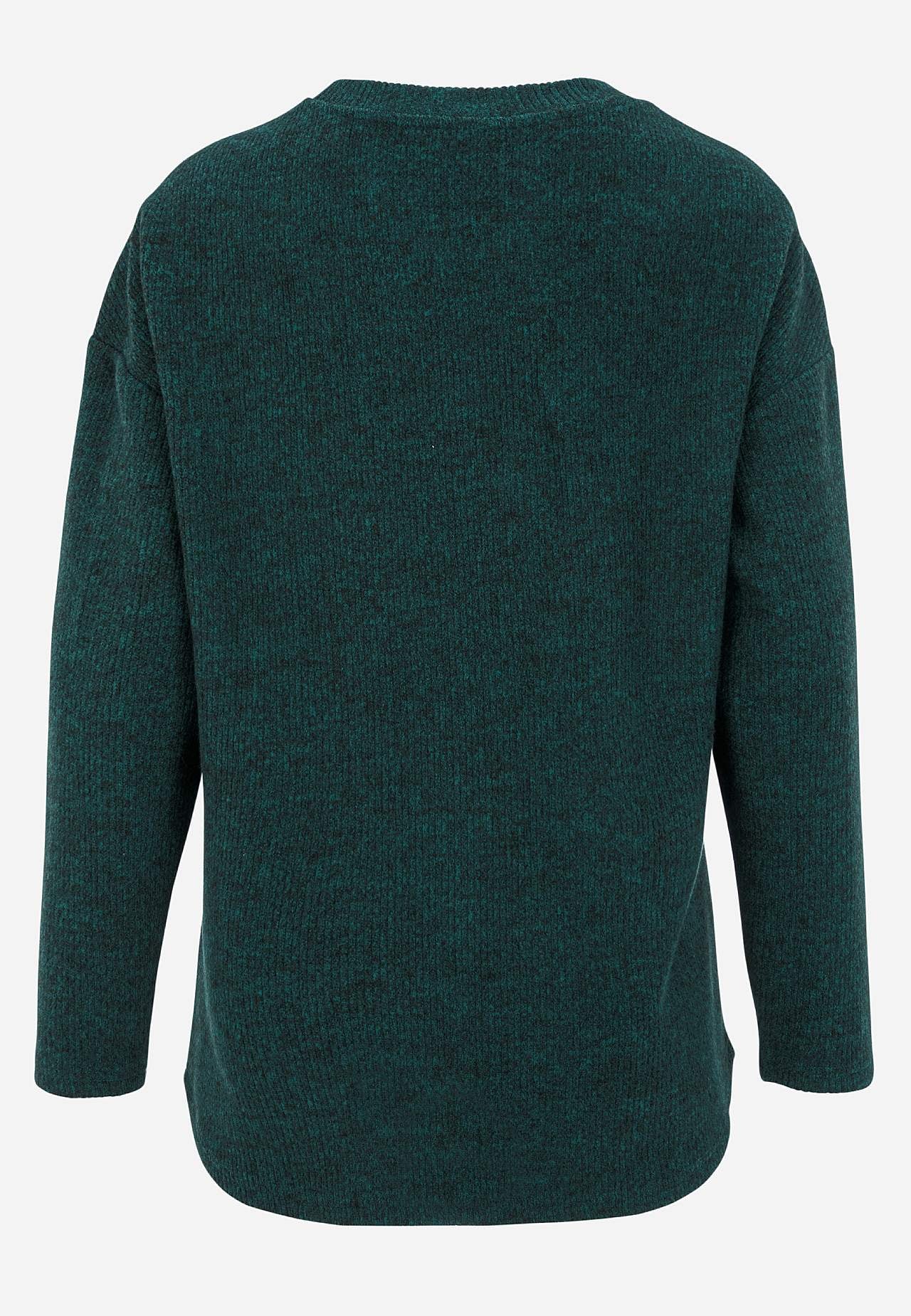 Superblød trøje med dekorativ midtersøm Beata