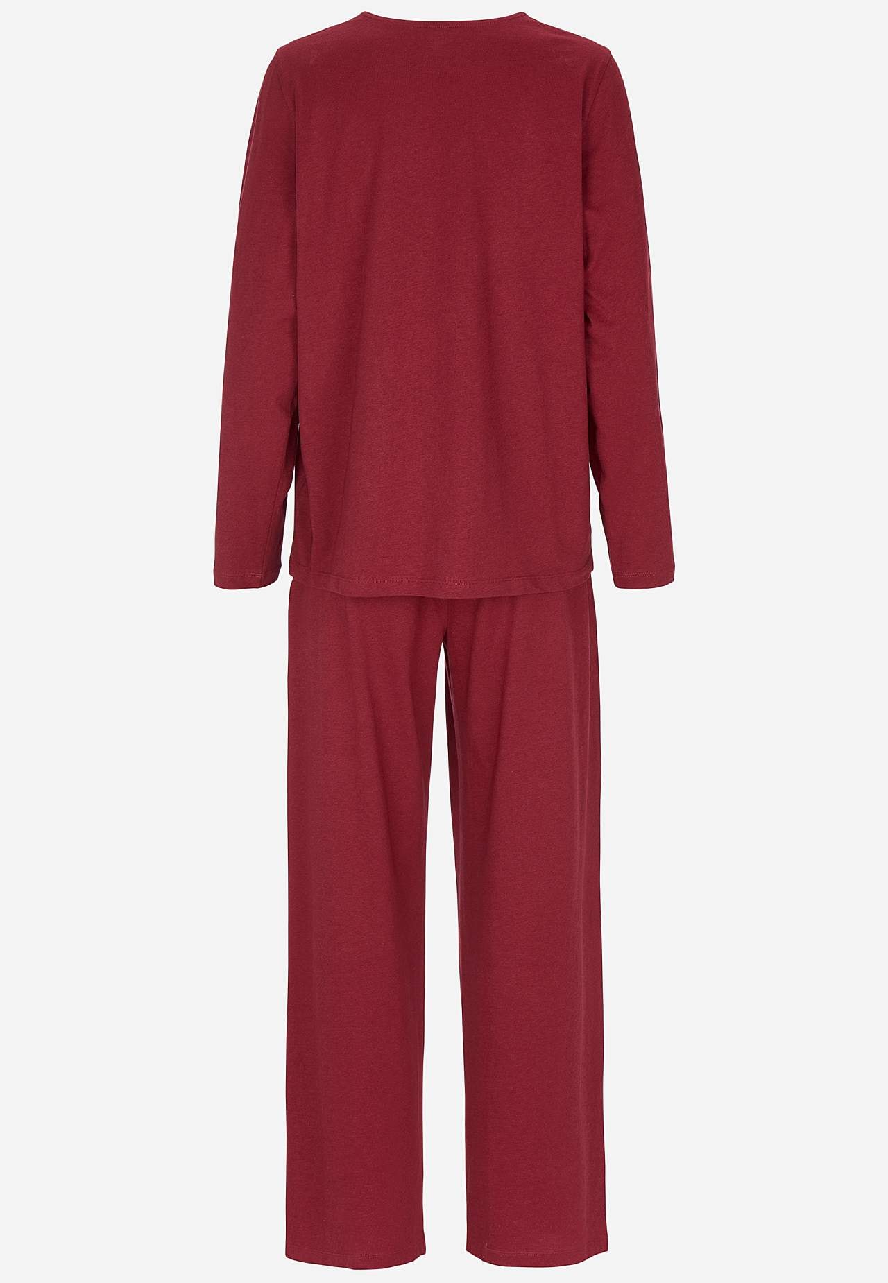 To-delt pyjamas med blondekant