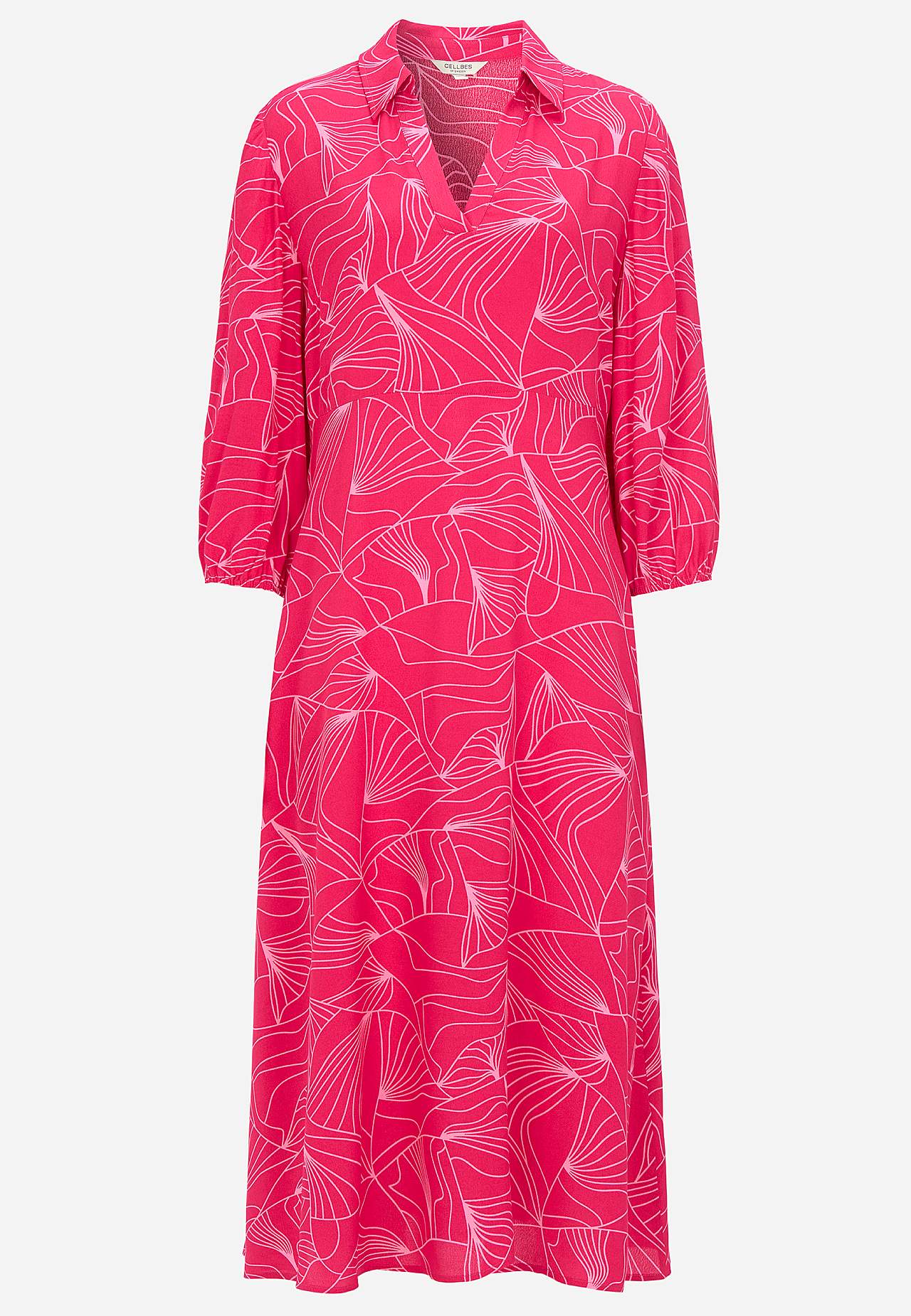 Vævet kjole med lommer