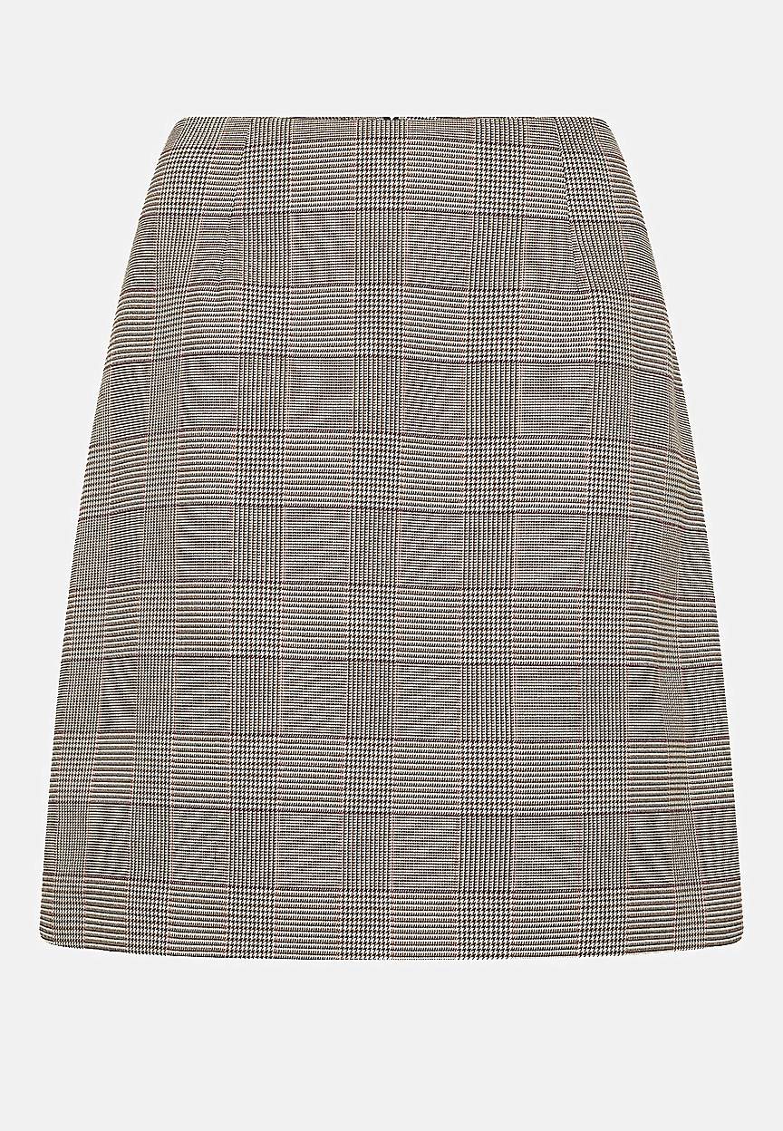 Pepitaternet, vævet nederdel