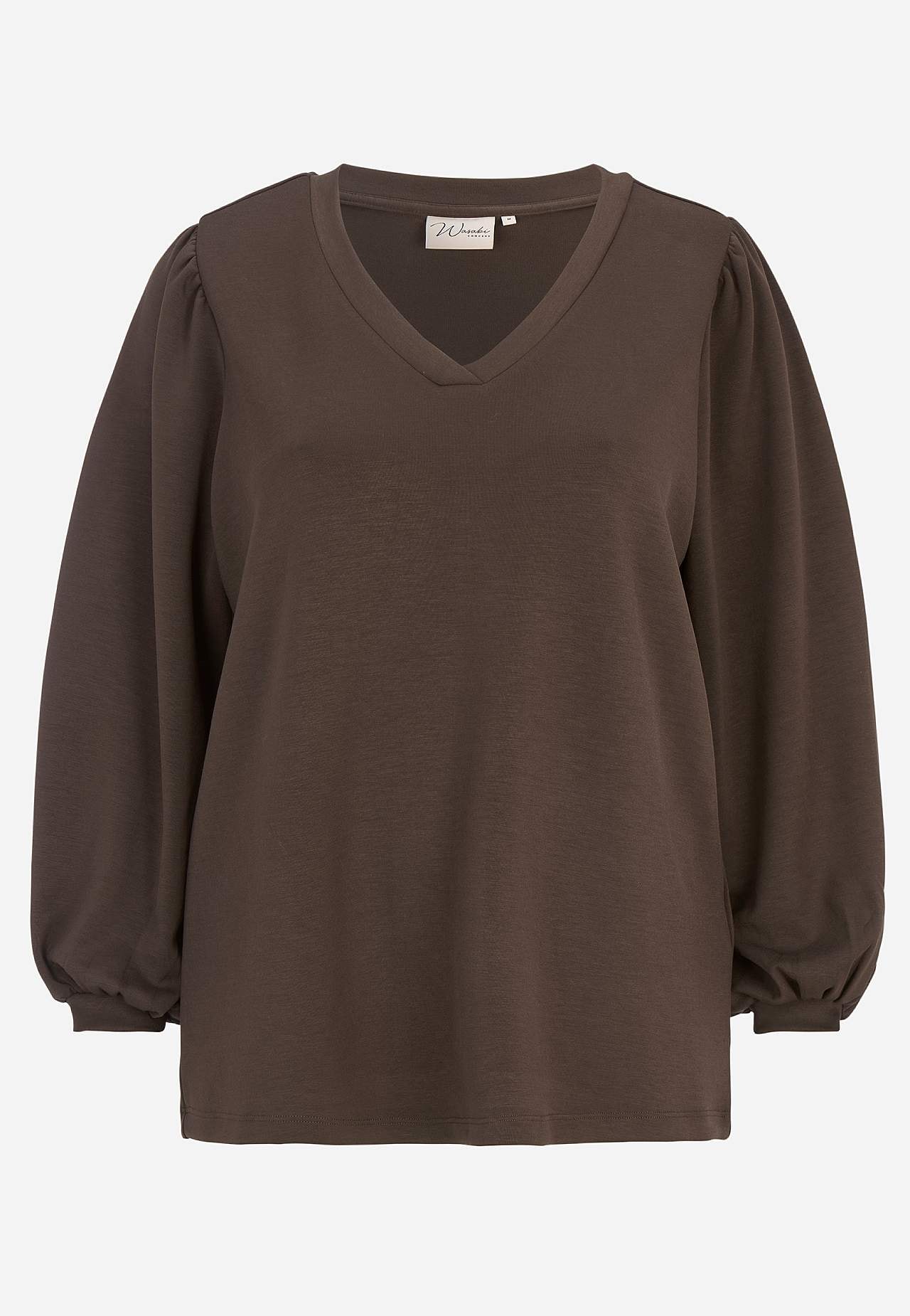 Superblød jerseytop i modalmiks