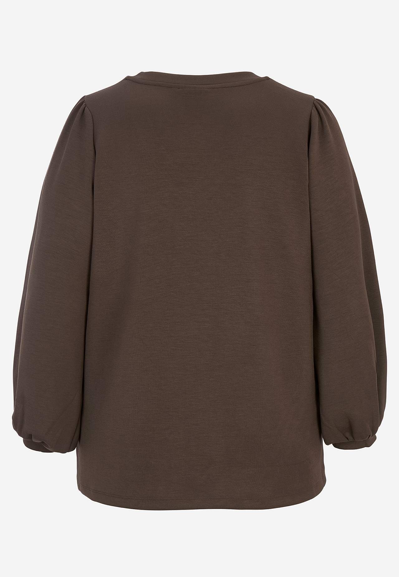 Superblød jerseytop i modalmiks