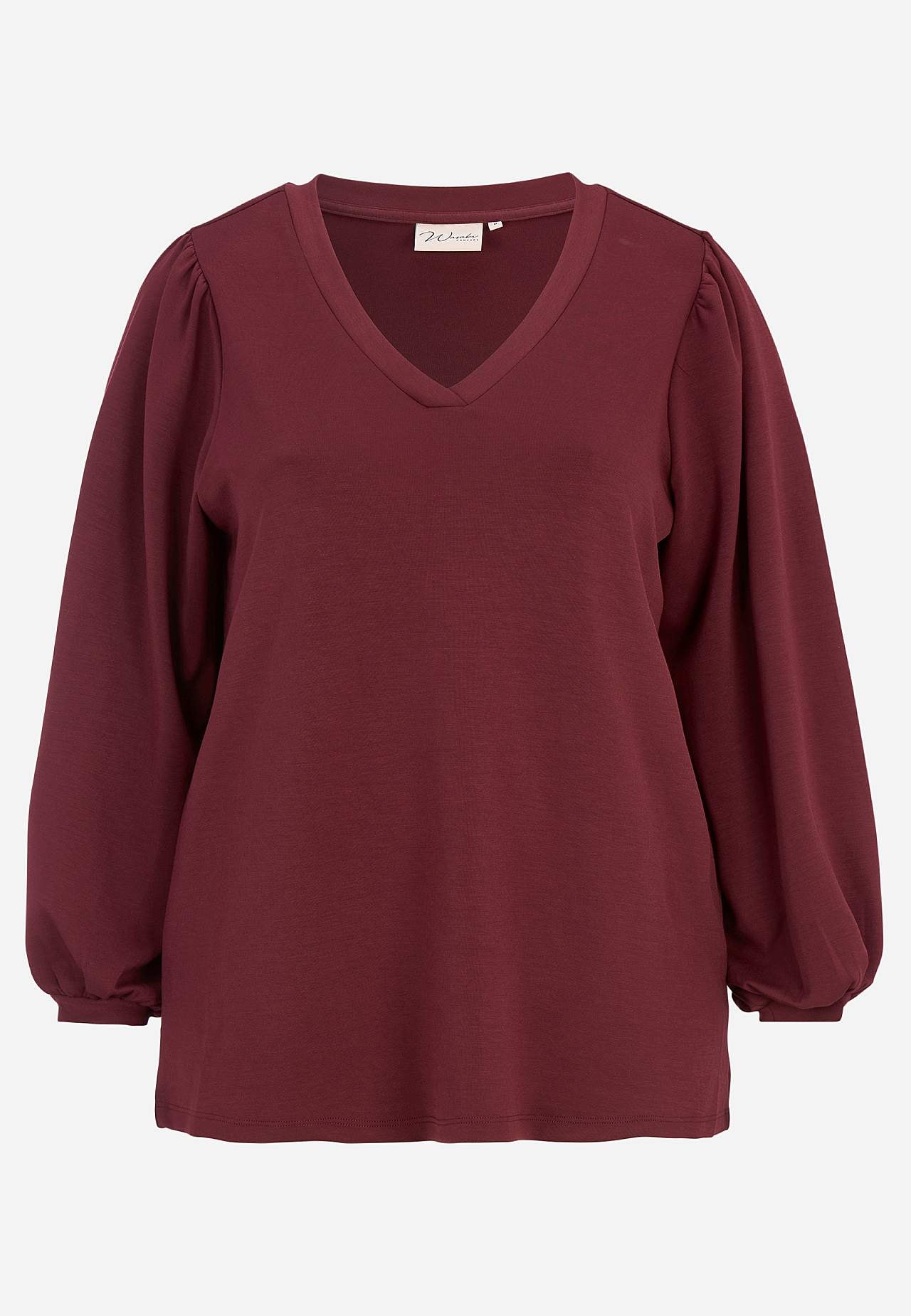 Superblød jerseytop i modalmiks