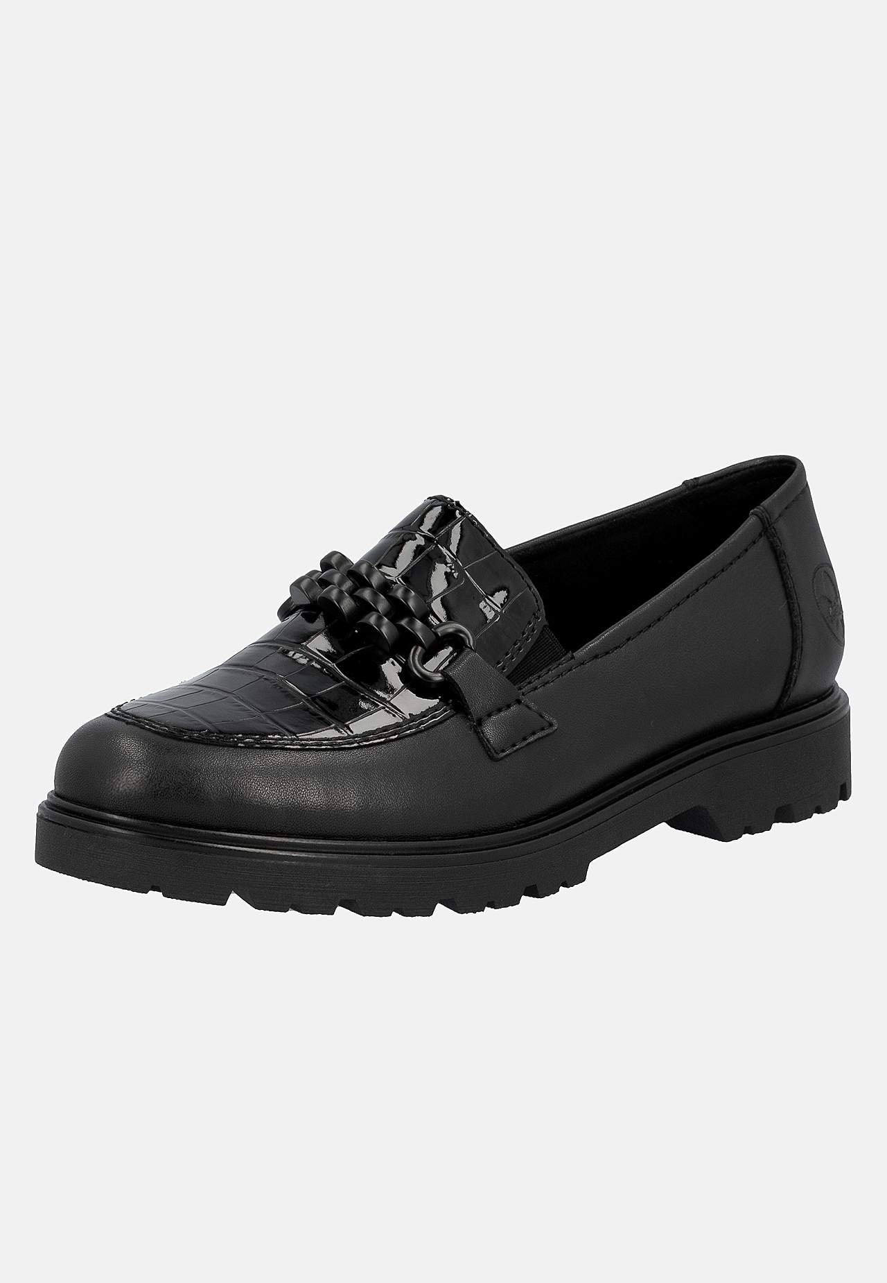 Loafer med sort metallukning