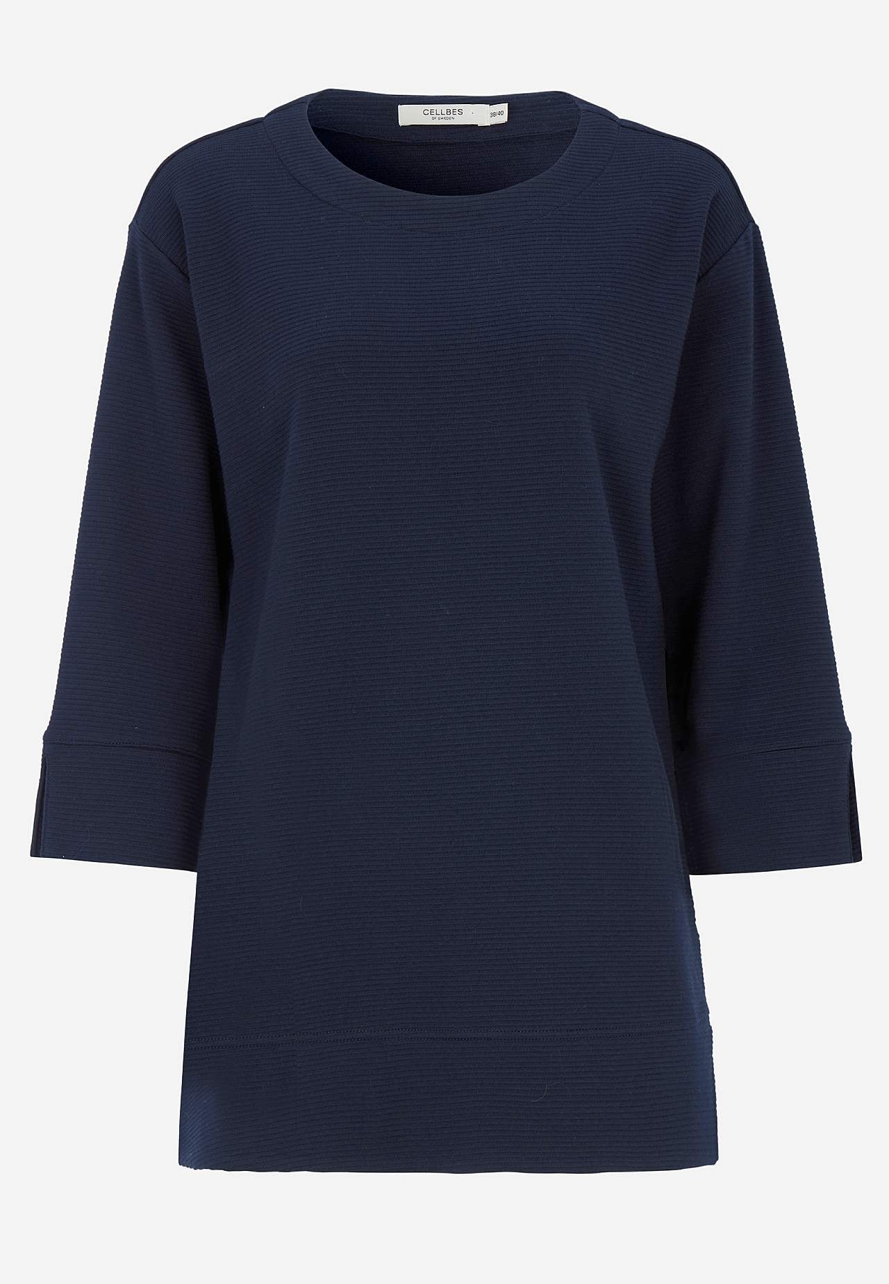 Jerseytunika med slidser