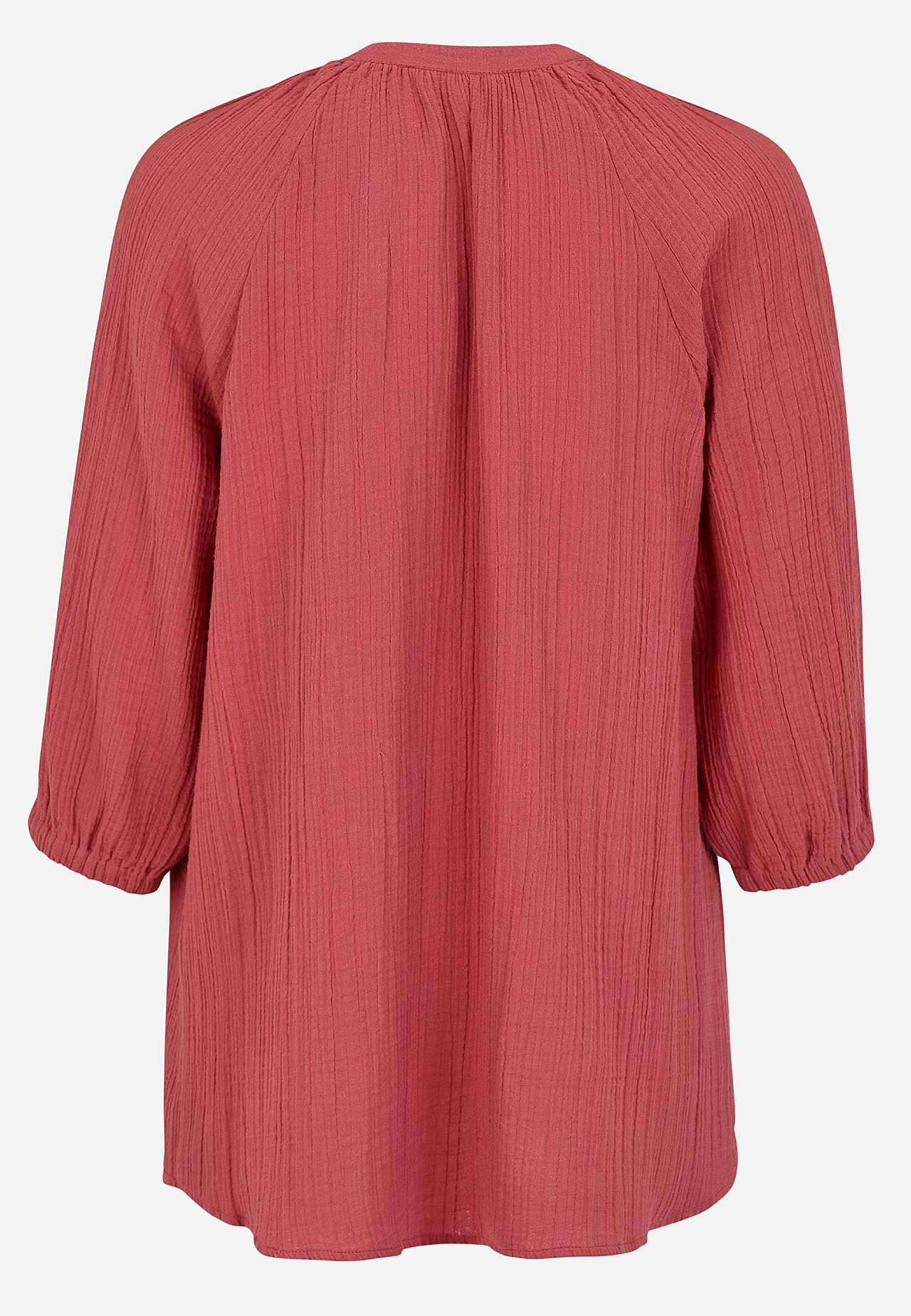 Tunika i rynket bomuld