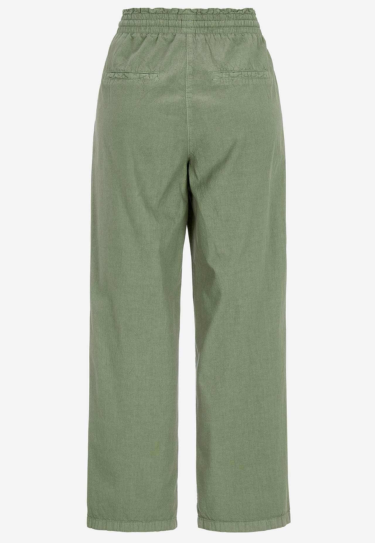 Bukser i vasket bomuld