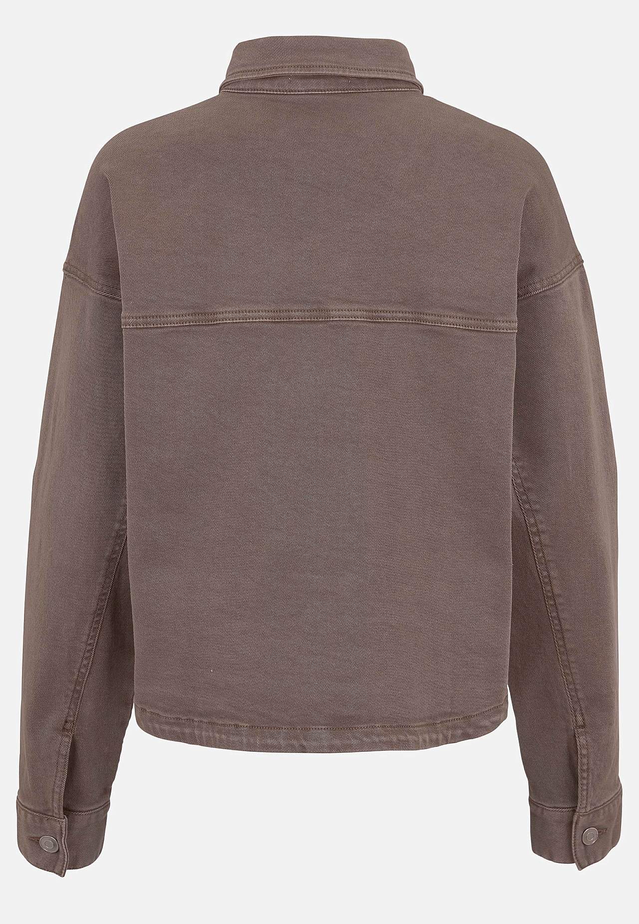 Jeansjakke med stræk