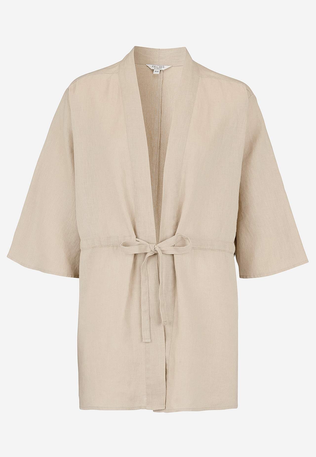 Kimonojakke Premium i hør