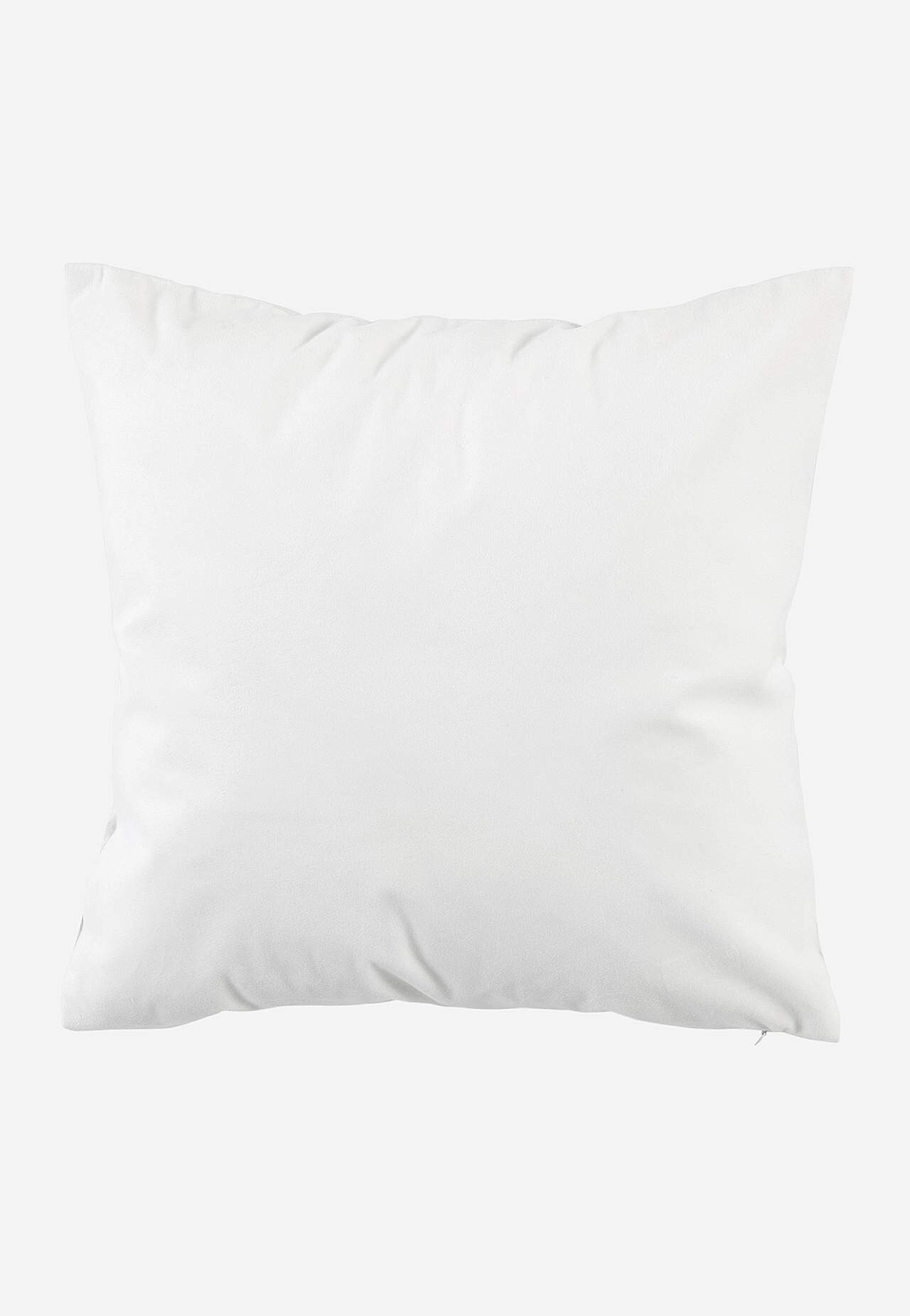 Fløjlspudebetræk med dompap