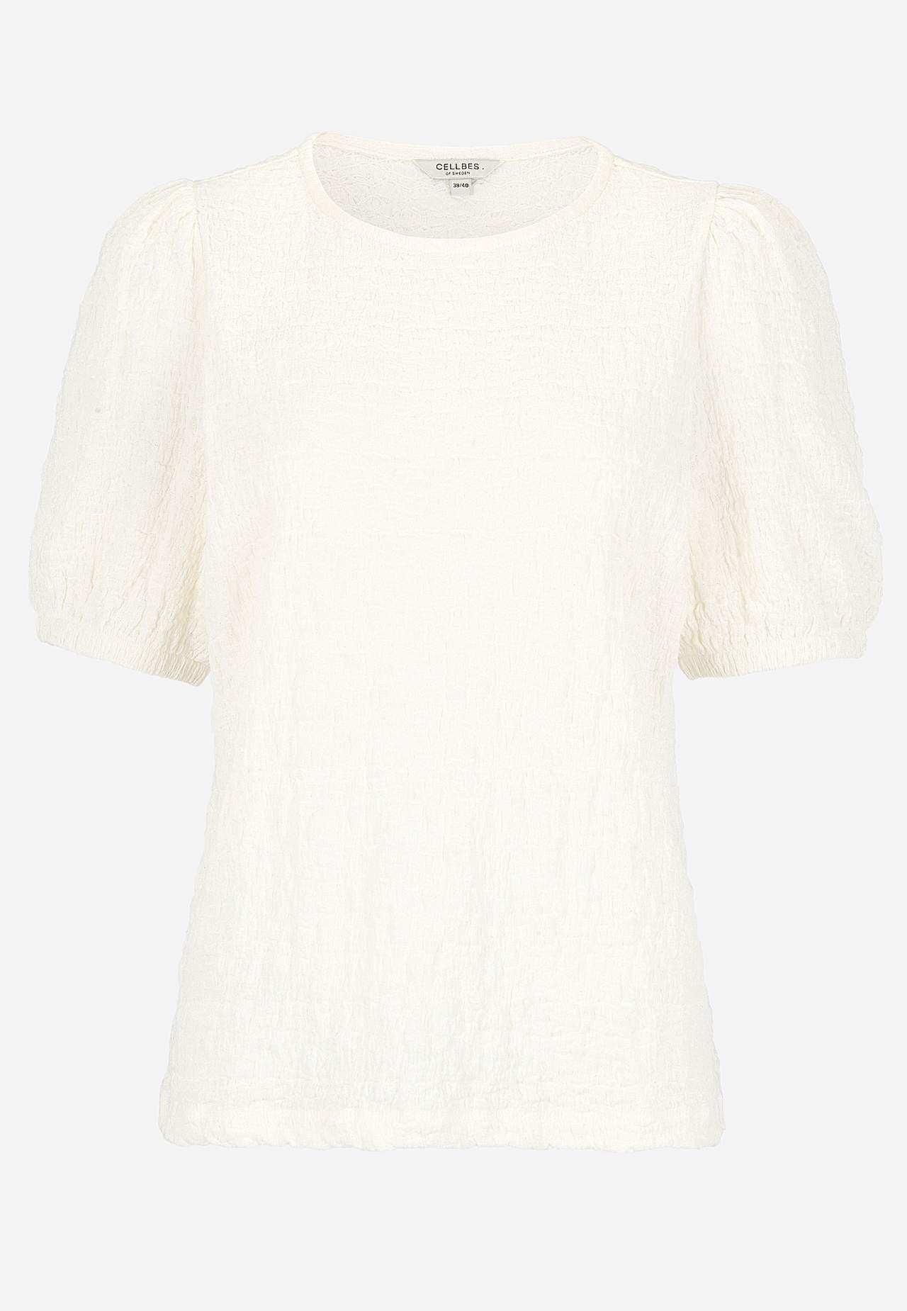 Jerseytop med struktur