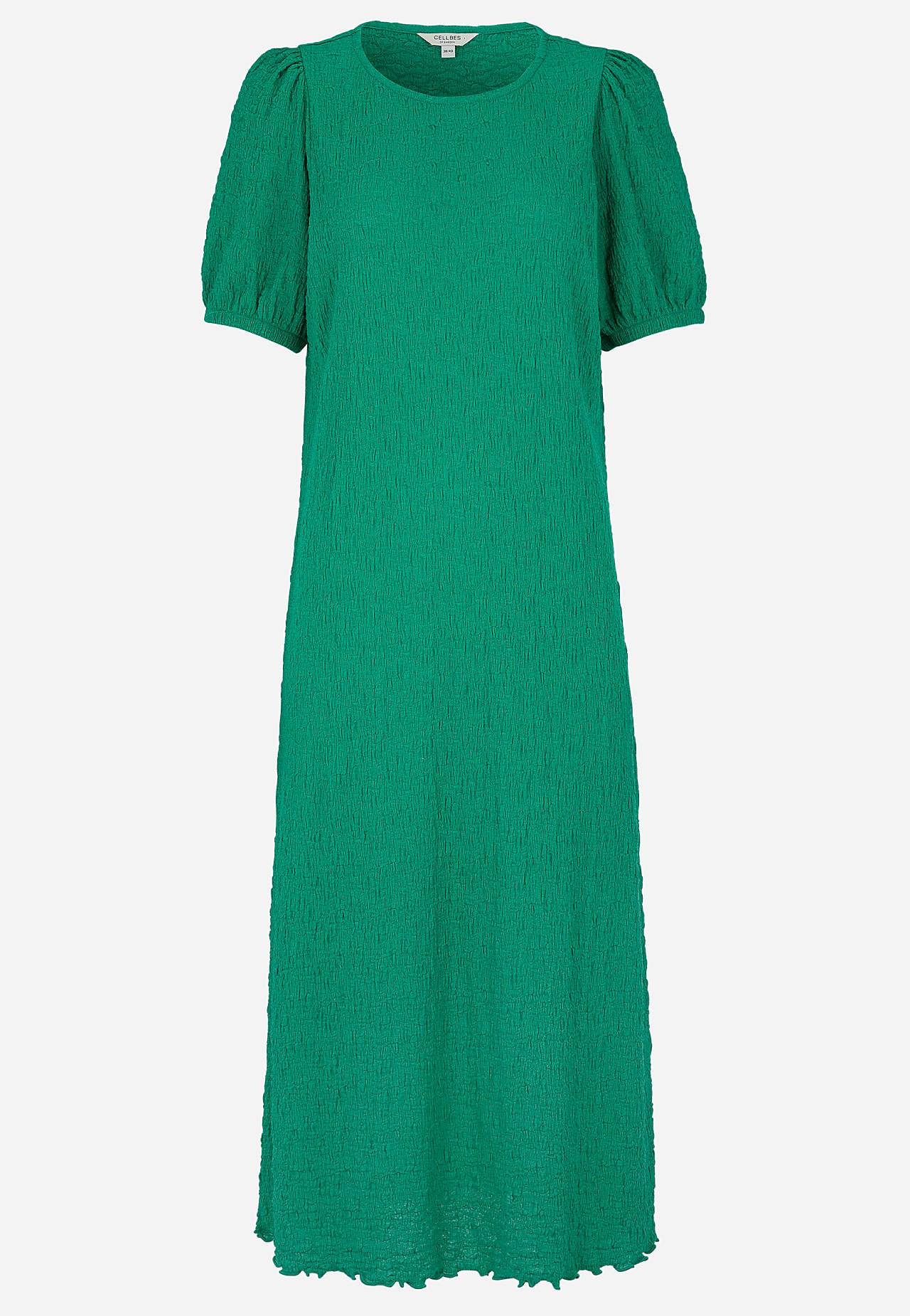 Jerseykjole med struktur