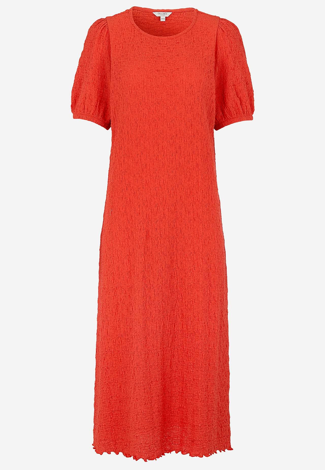 Jerseykjole med struktur