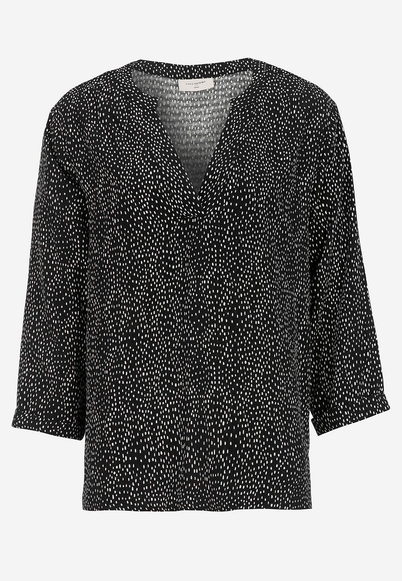 Jacquardvævet bluse