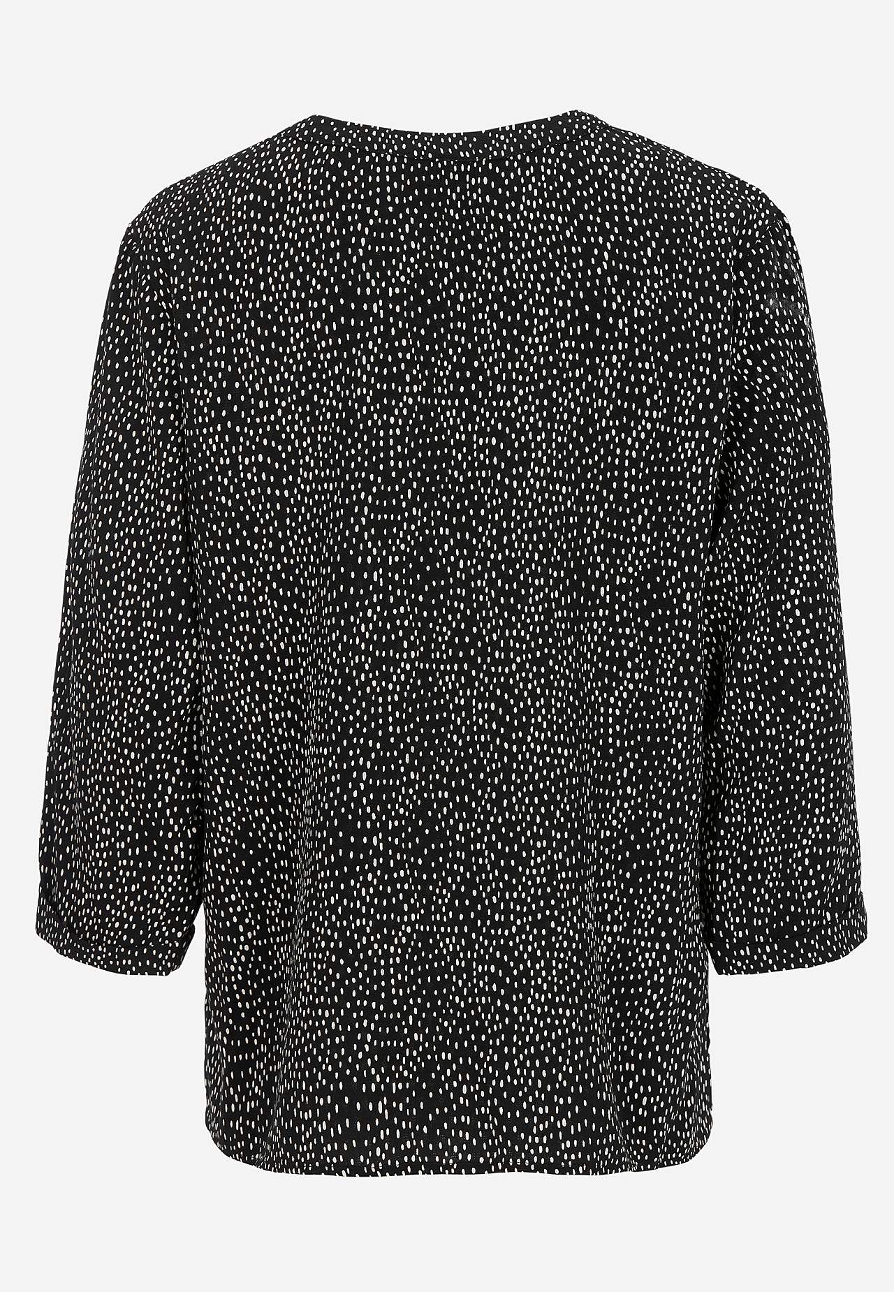 Jacquardvævet bluse