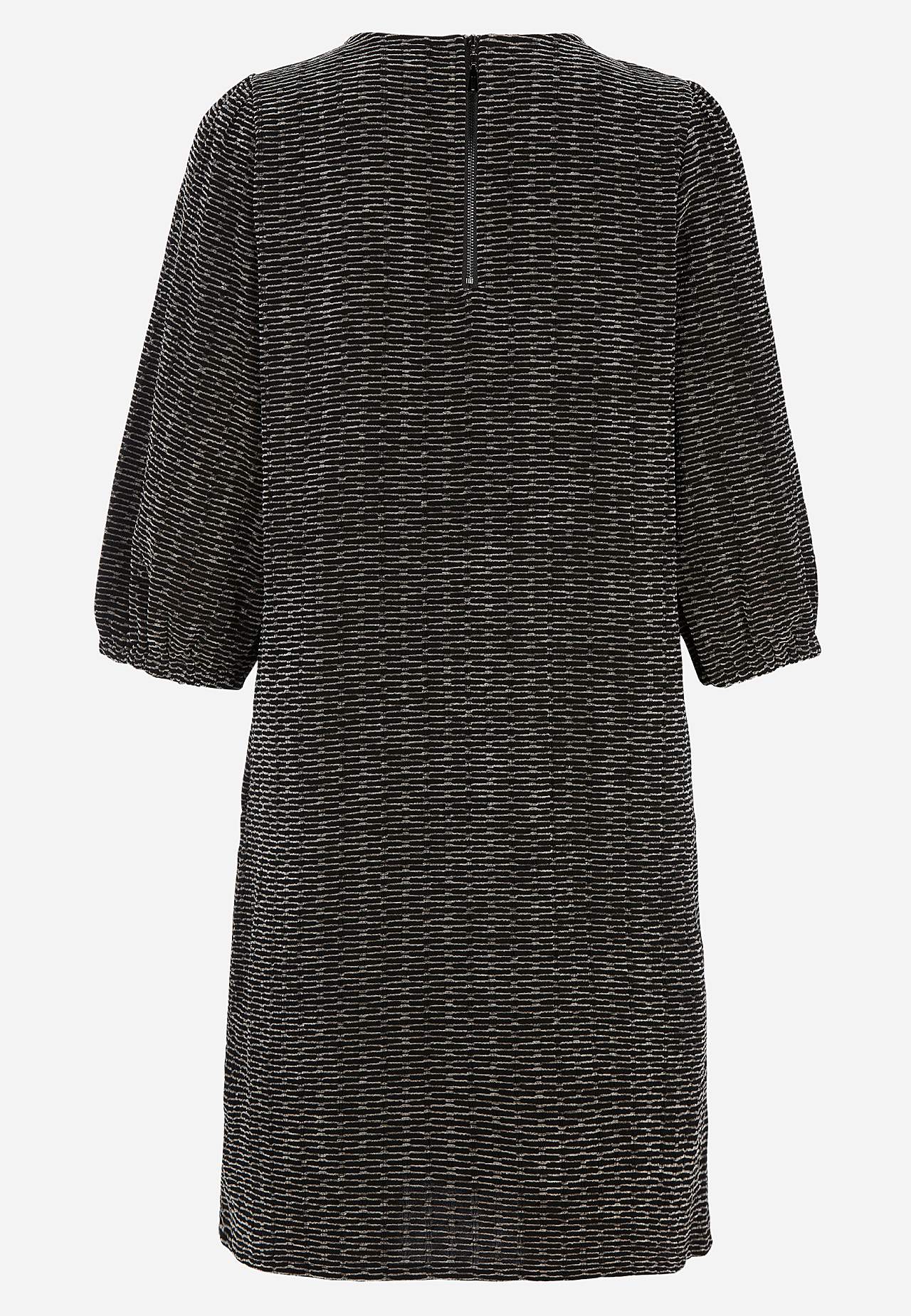 Jacquardvævet kjole med lommer