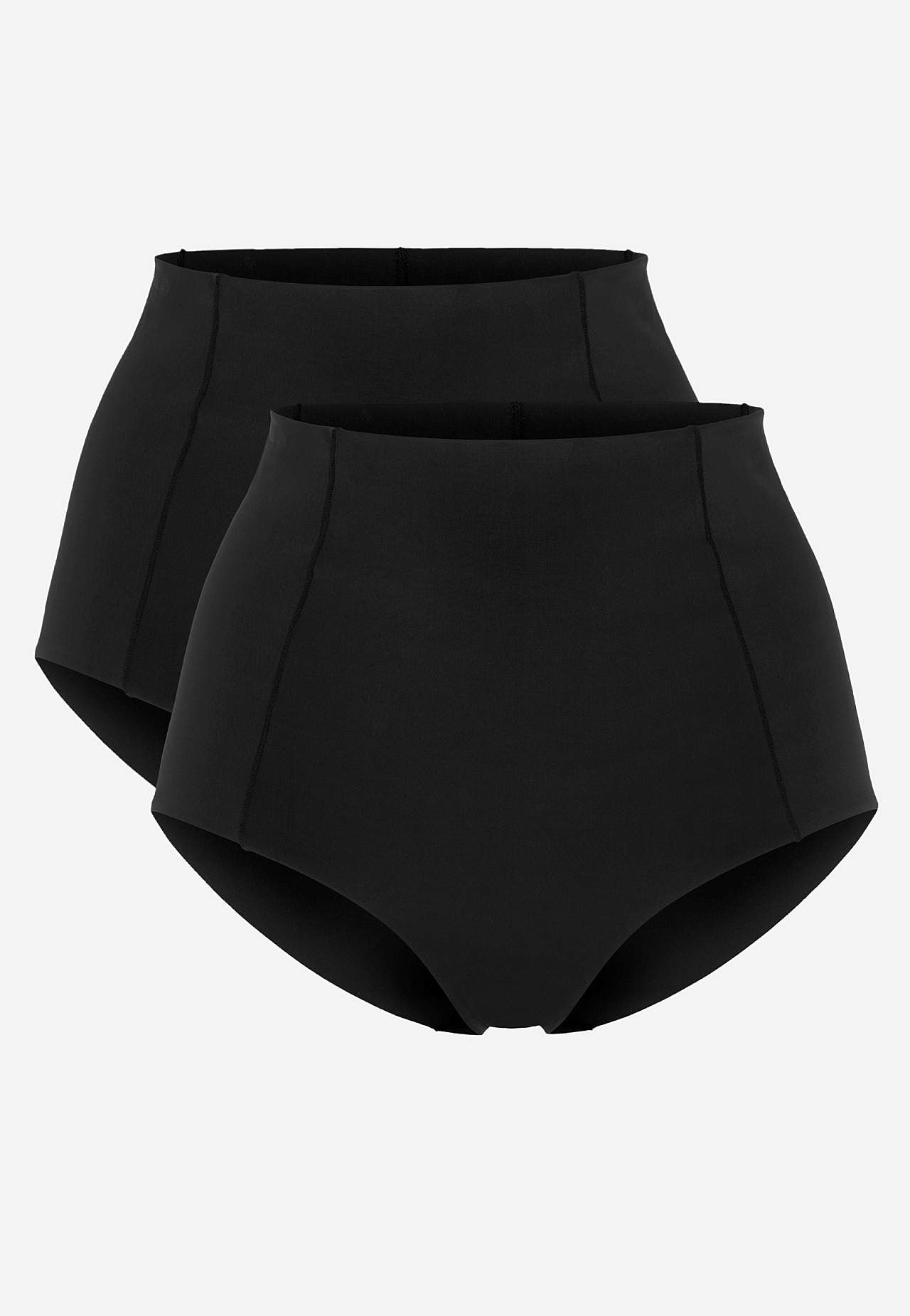 Formende trusse med høj talje 2-pack