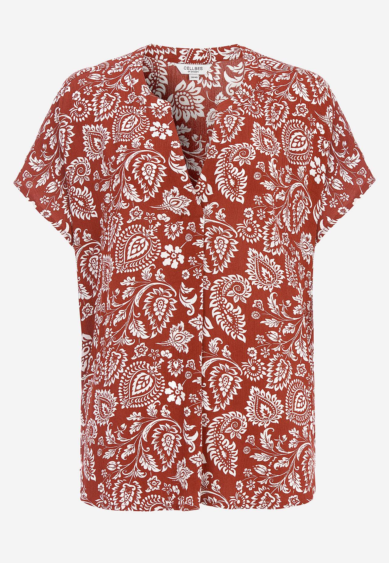 Kreppet bluse